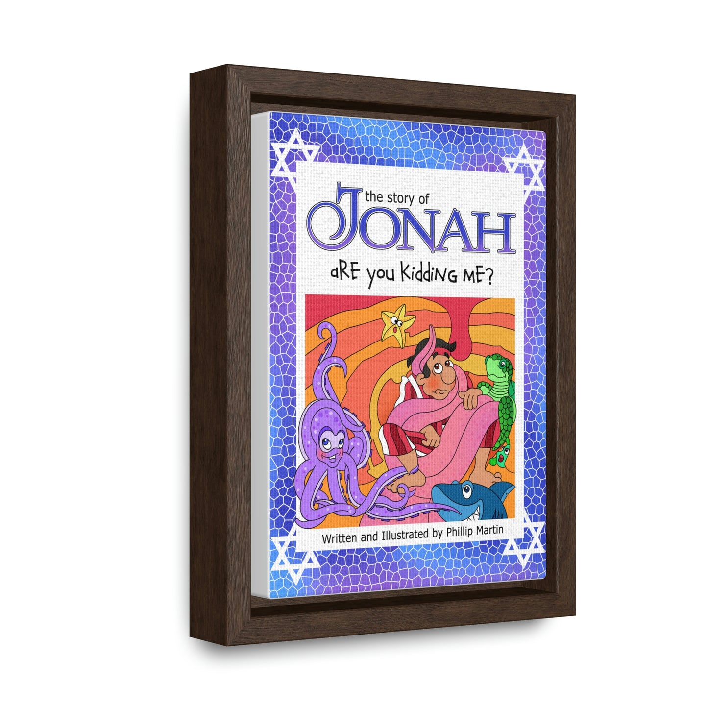 The Story of Jonah Gallery Canvas Wraps, Vertical Frame