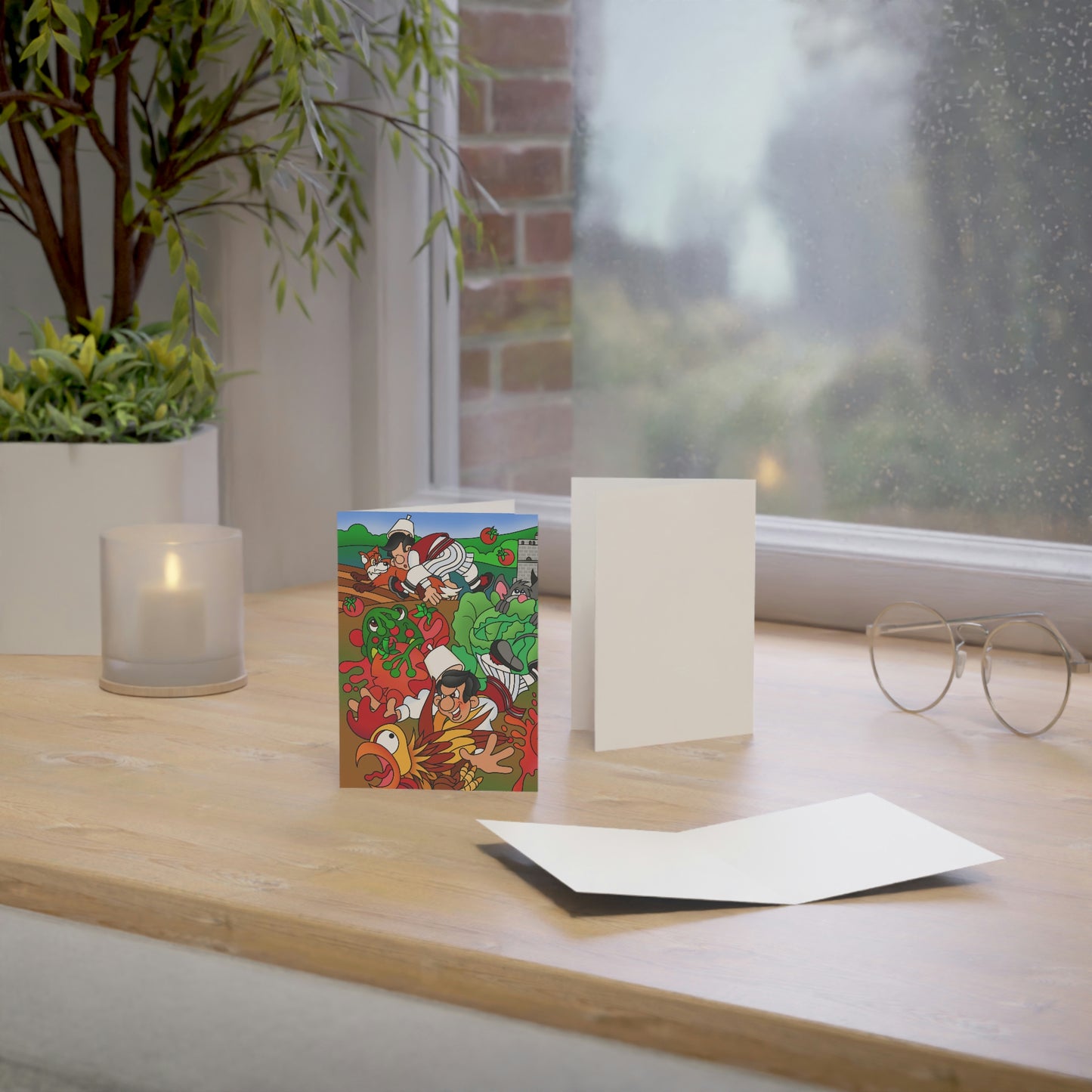 The Half Rooster! Greeting Cards (1, 10, 30, and 50pcs)