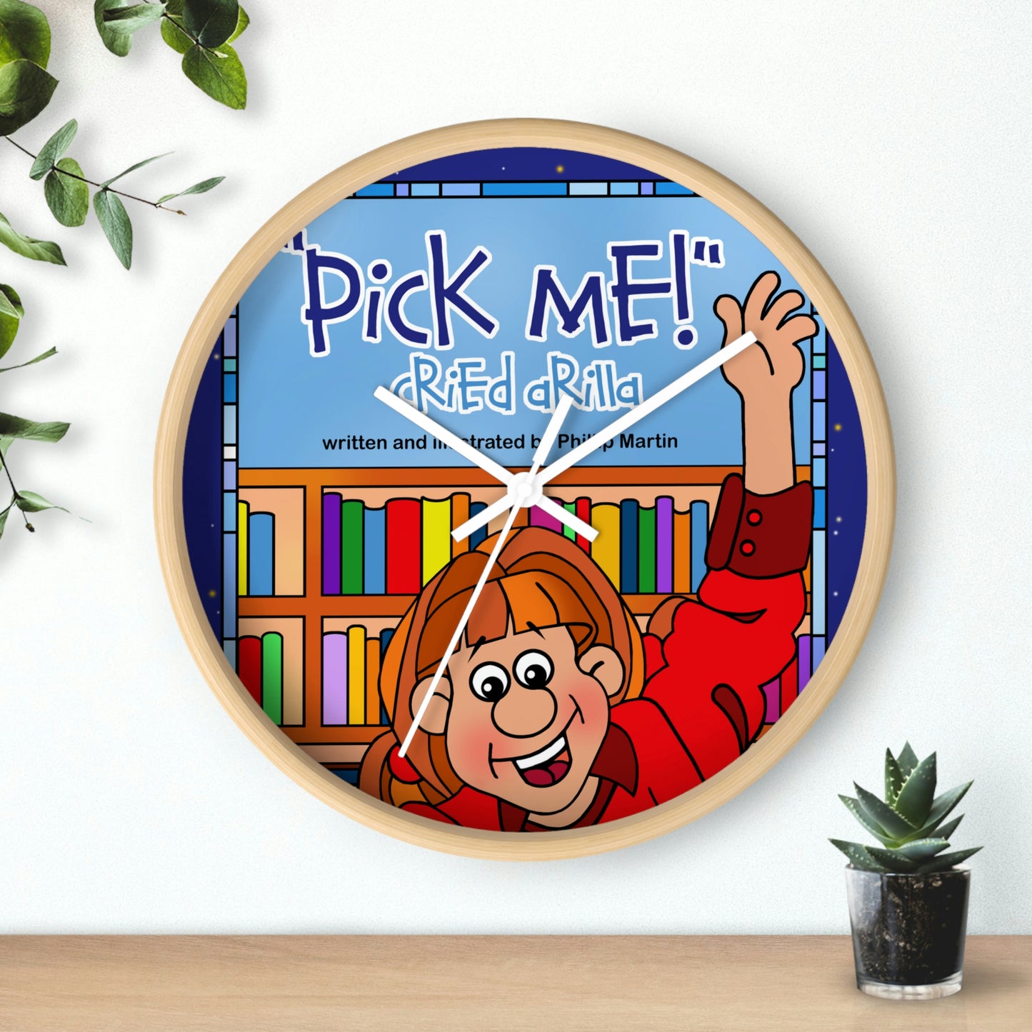Pick Me Cried Arilla! Wall clock