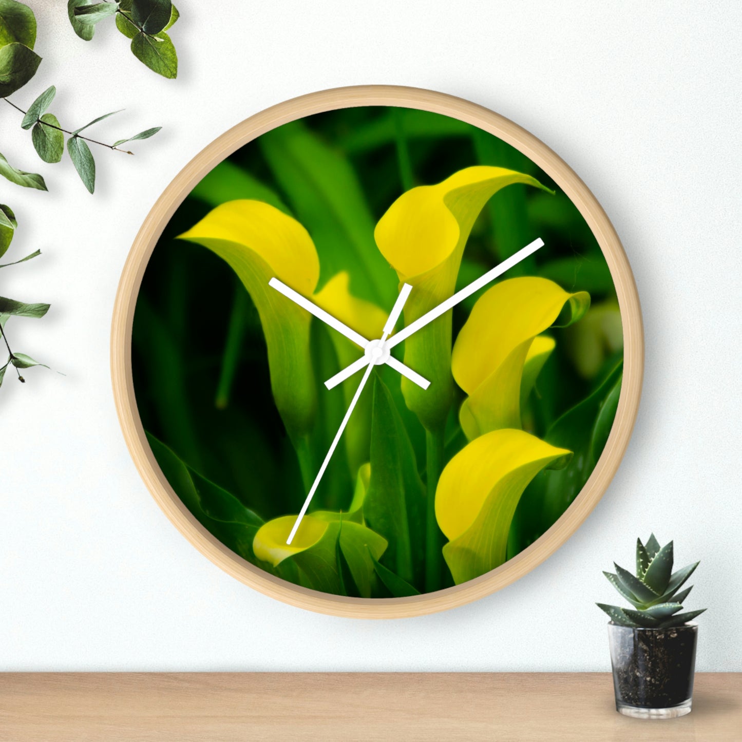 Flowers 32 Wall Clock