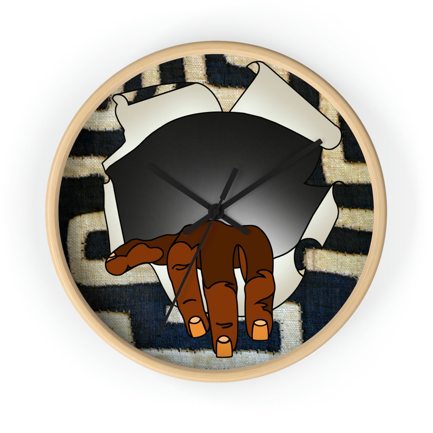 A Show of Hands! Wall clock