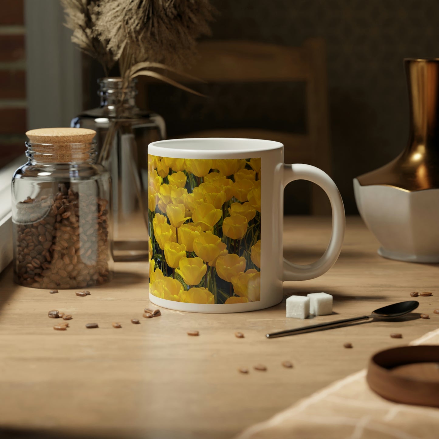 Flowers 23 Jumbo Mug, 20oz