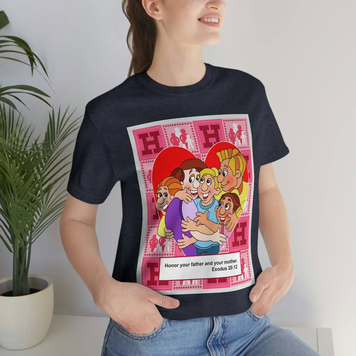 The Bible as Simple as ABC H Unisex Jersey Short Sleeve Tee