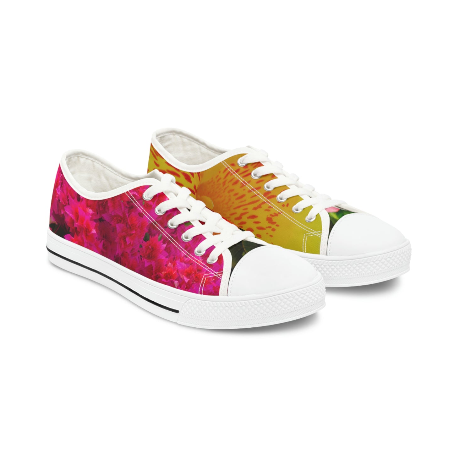 Flower Set 7 Women's Low Top Sneakers