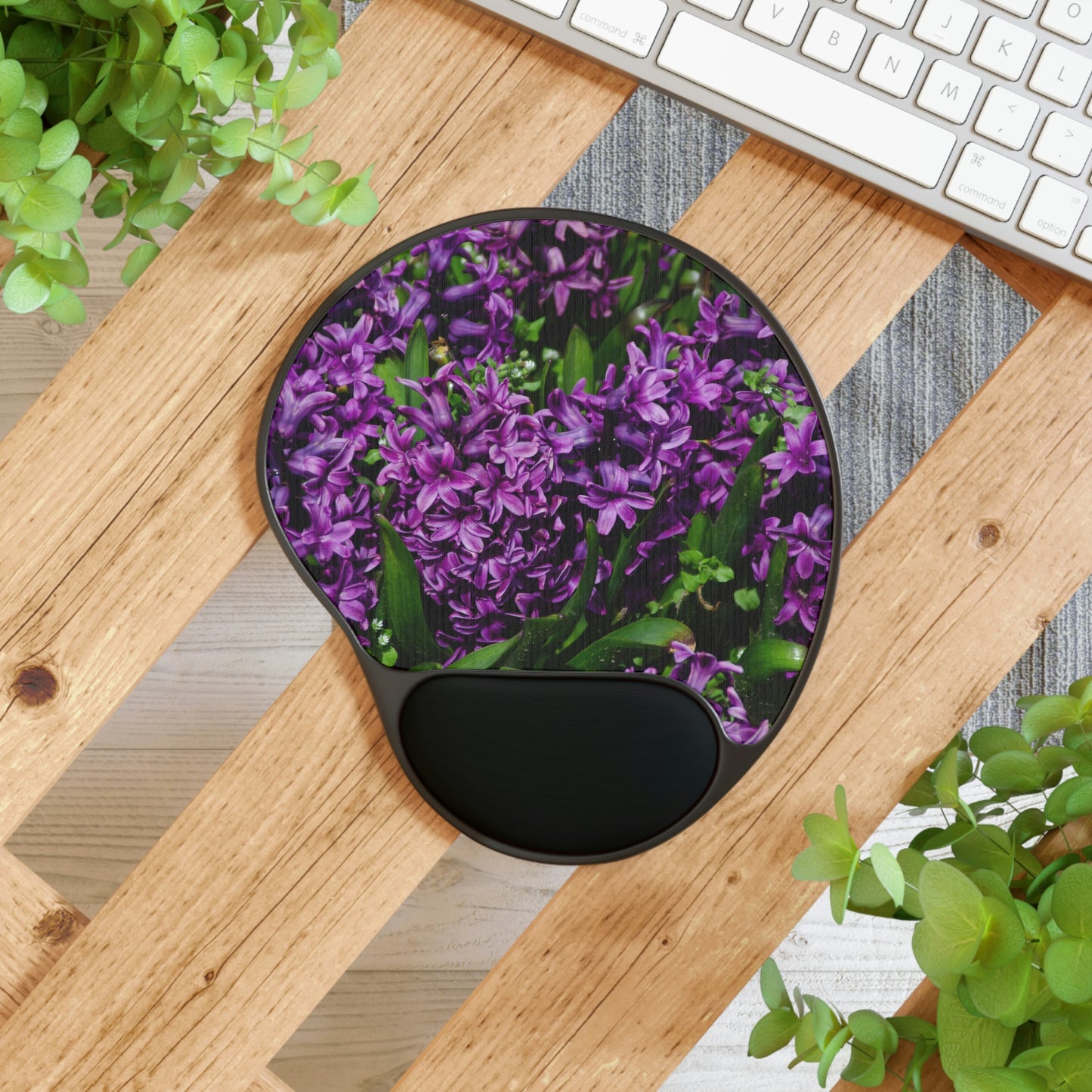 Flowers 21 Mouse Pad With Wrist Rest