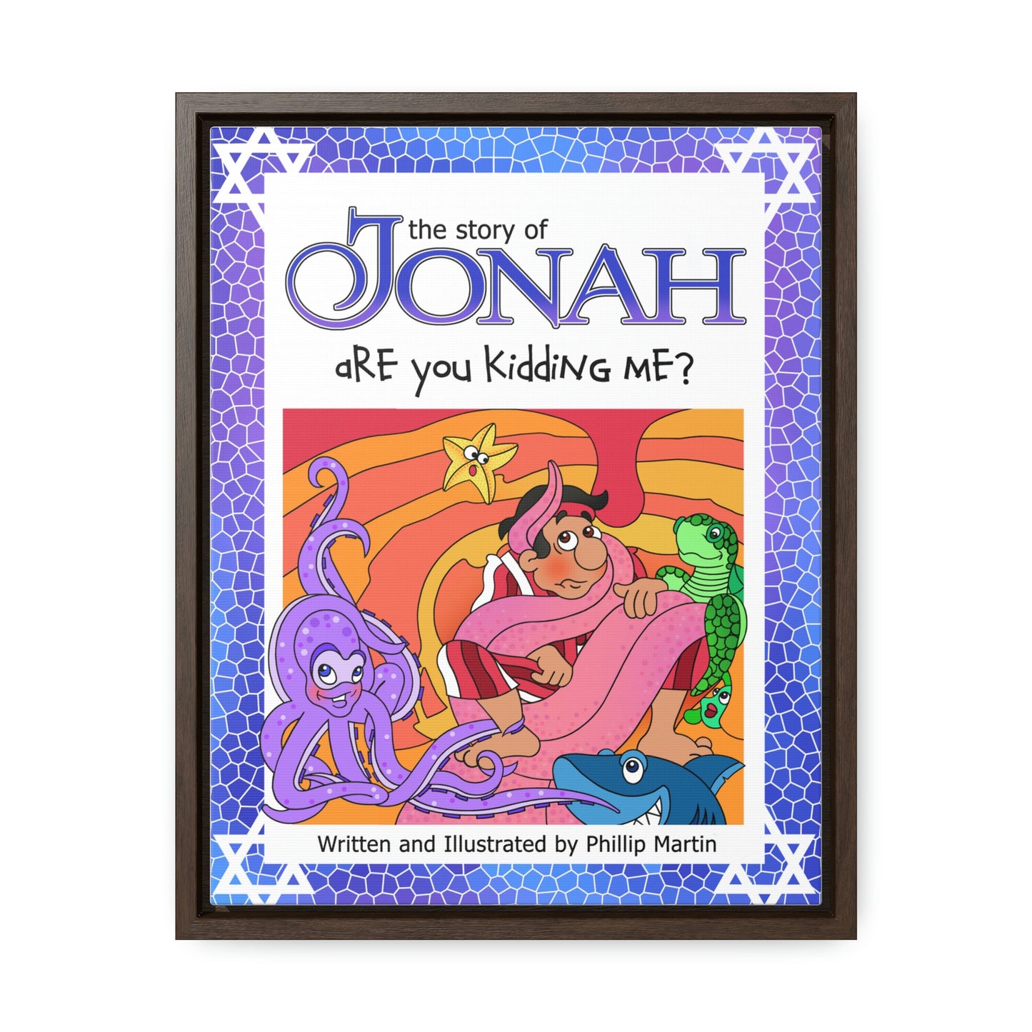 The Story of Jonah Gallery Canvas Wraps, Vertical Frame