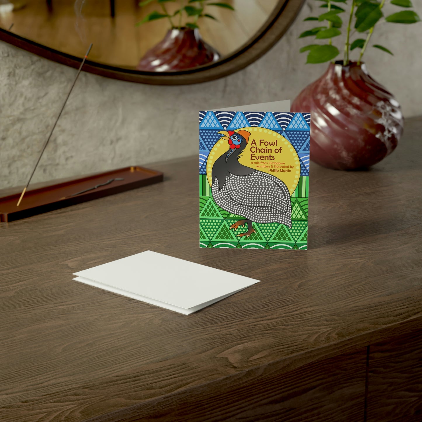 A Fowl Chain of Events Greeting Cards (1, 10, 30, and 50pcs)