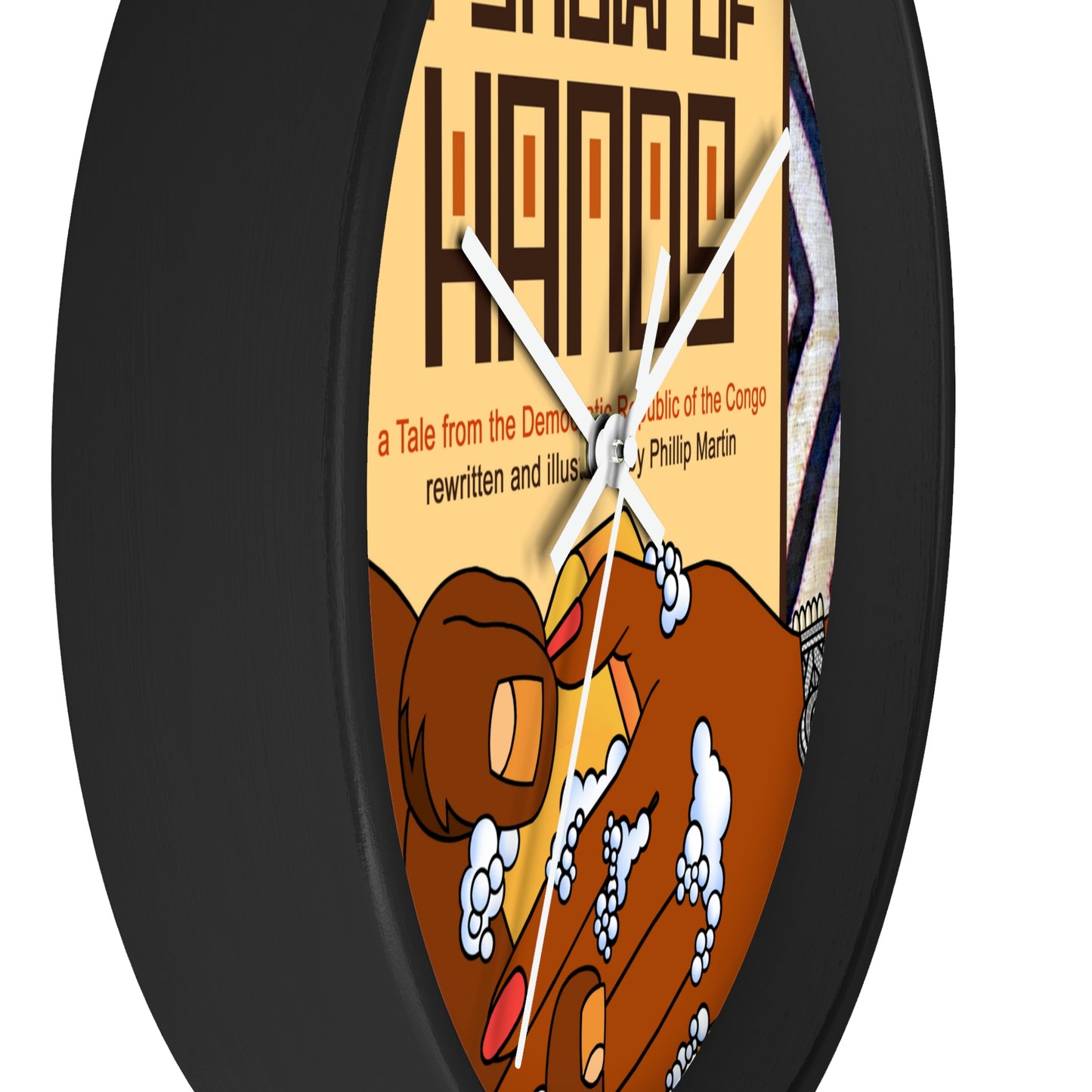 A Show of Hands Wall clock