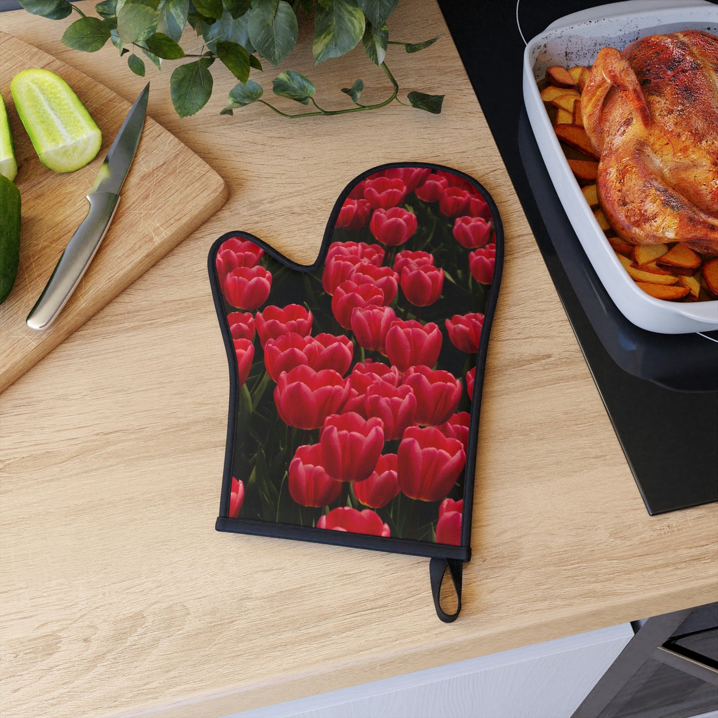 Flowers 23 Oven Glove