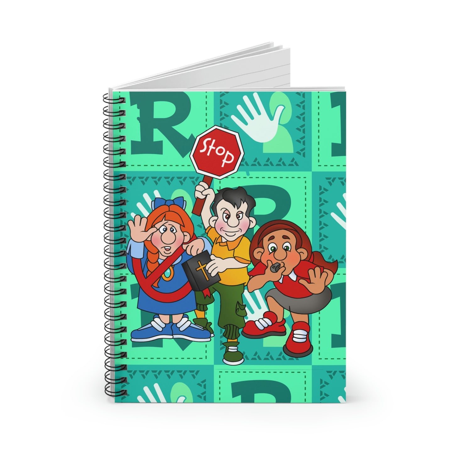 The Bible as Simple as ABC R Spiral Notebook - Ruled Line