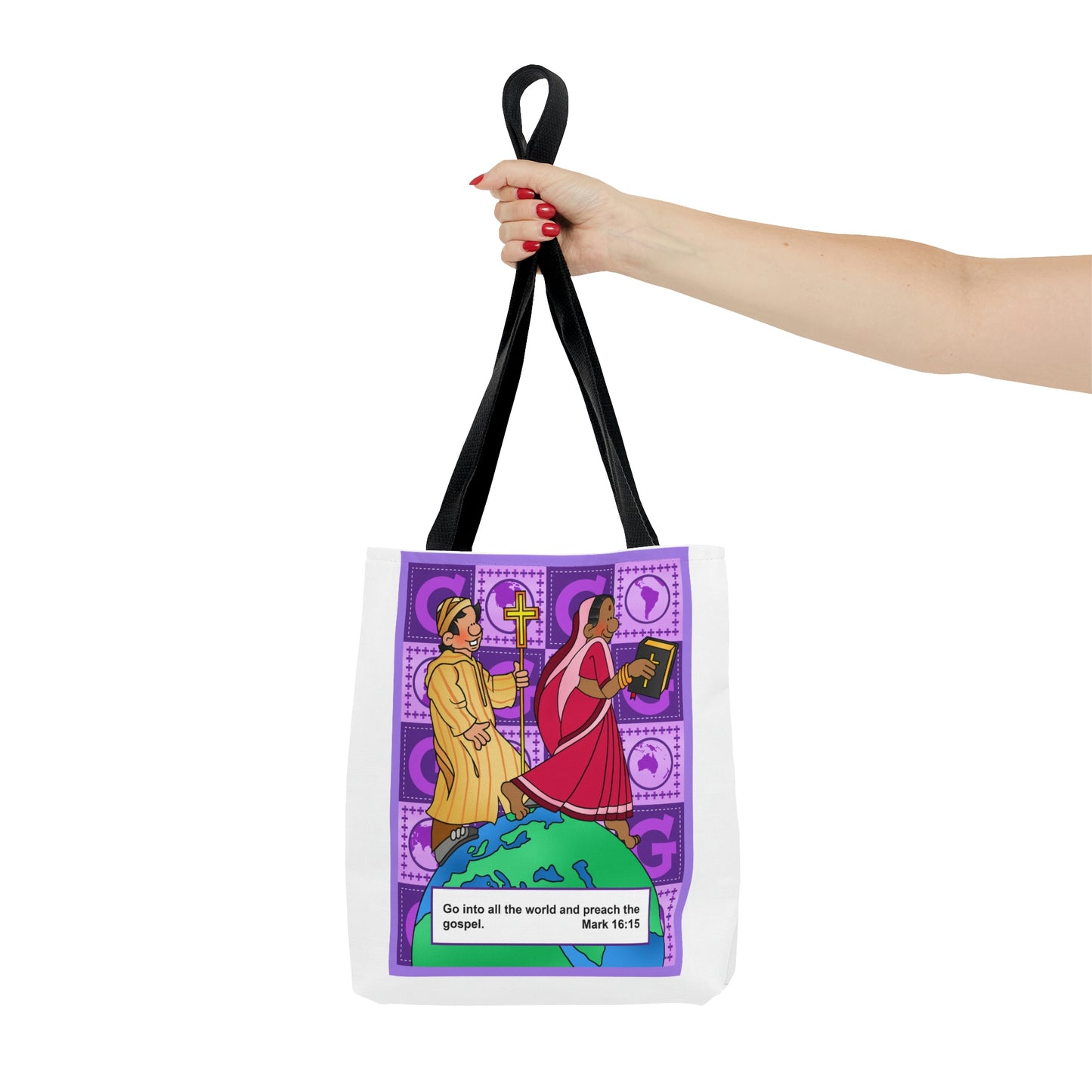 The Bible as Simple as ABC G AOP Tote Bag