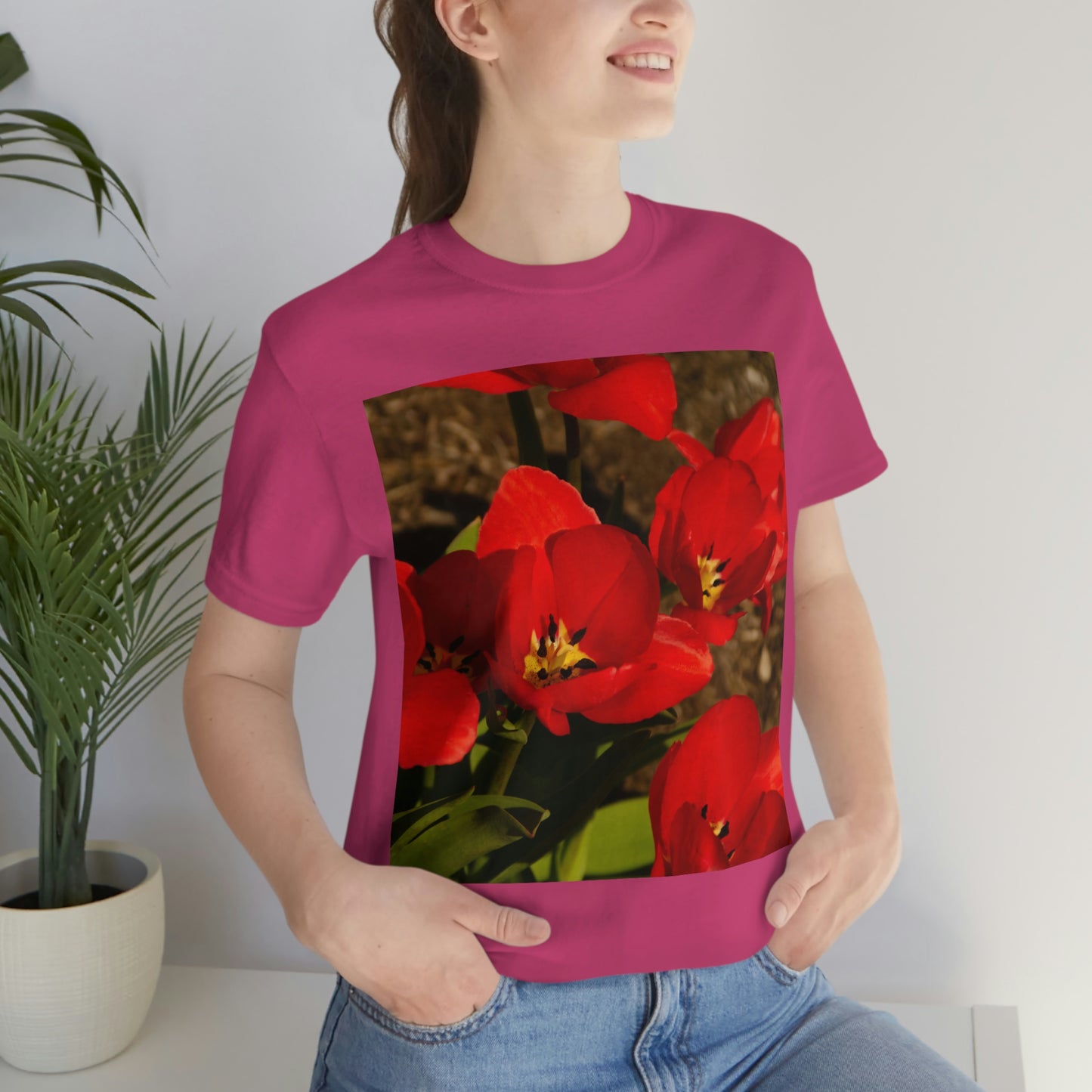 Flowers 05 Unisex Jersey Short Sleeve Tee