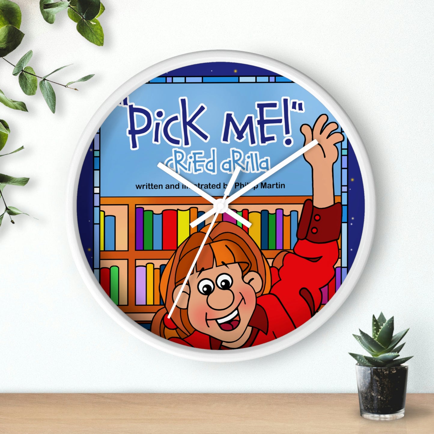 Pick Me Cried Arilla! Wall clock