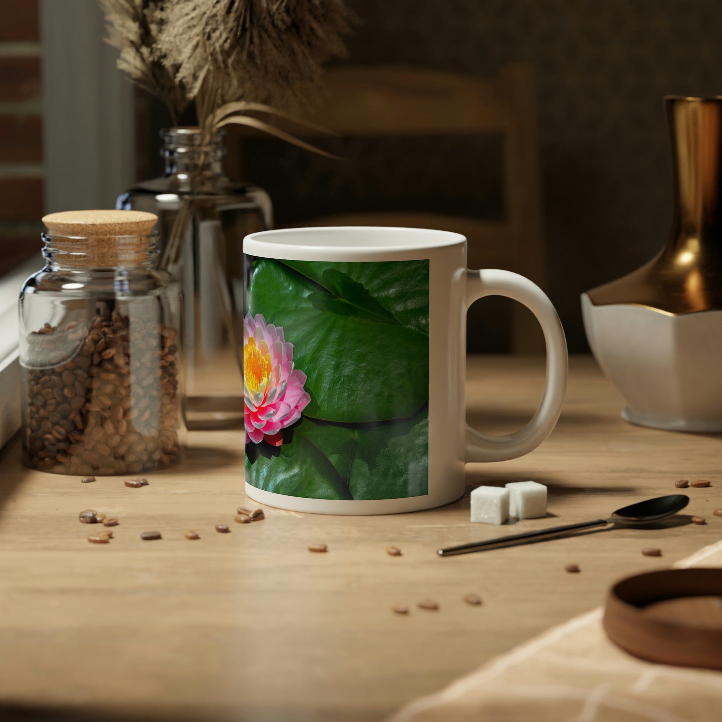 Flowers 25 Jumbo Mug, 20oz
