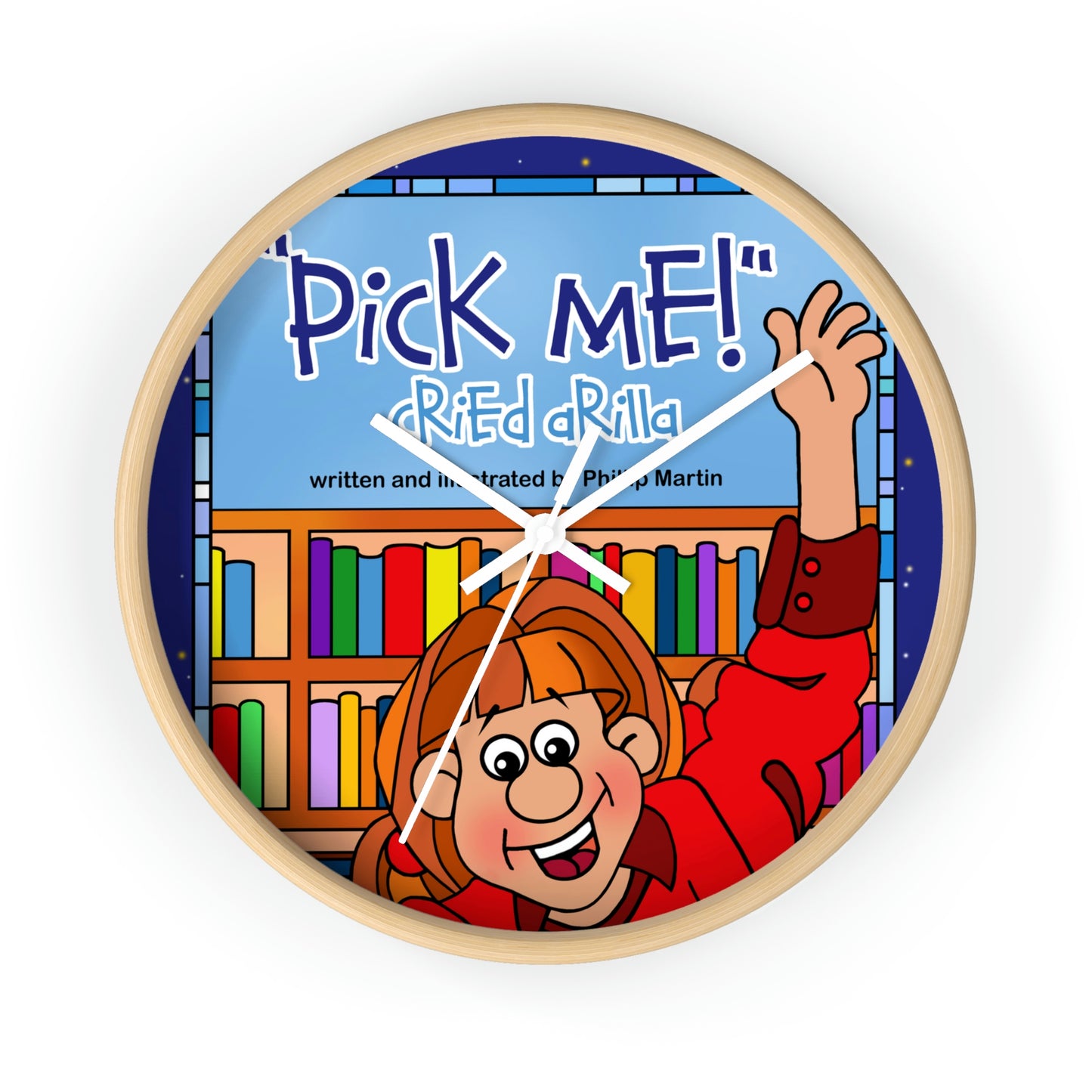 Pick Me Cried Arilla! Wall clock