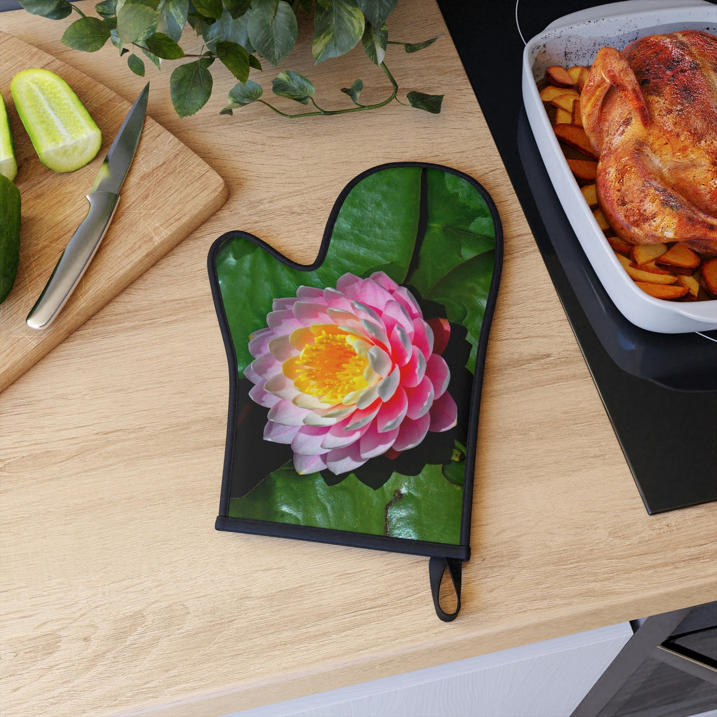 Flowers 25 Oven Glove