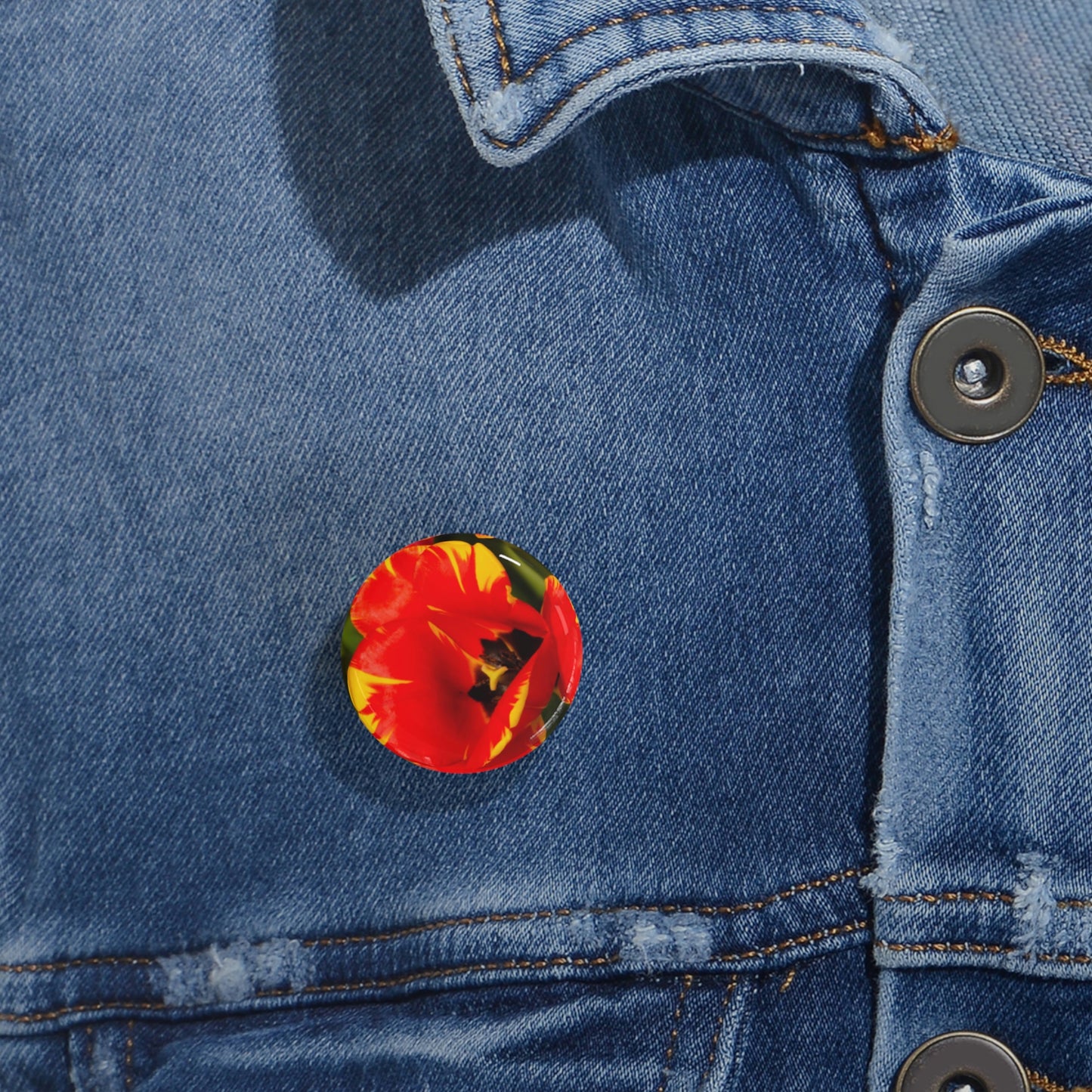 Flowers 11 Round Pins