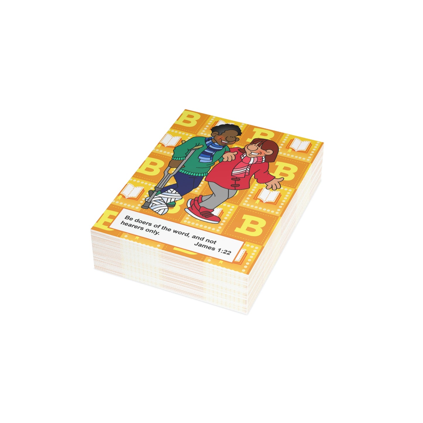 The Bible as Simple as ABC B Greeting Cards (1, 10, 30, and 50pcs)