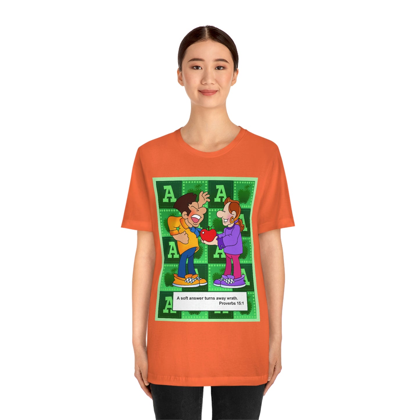 The Bible as Simple as ABC A Unisex Jersey Short Sleeve Tee
