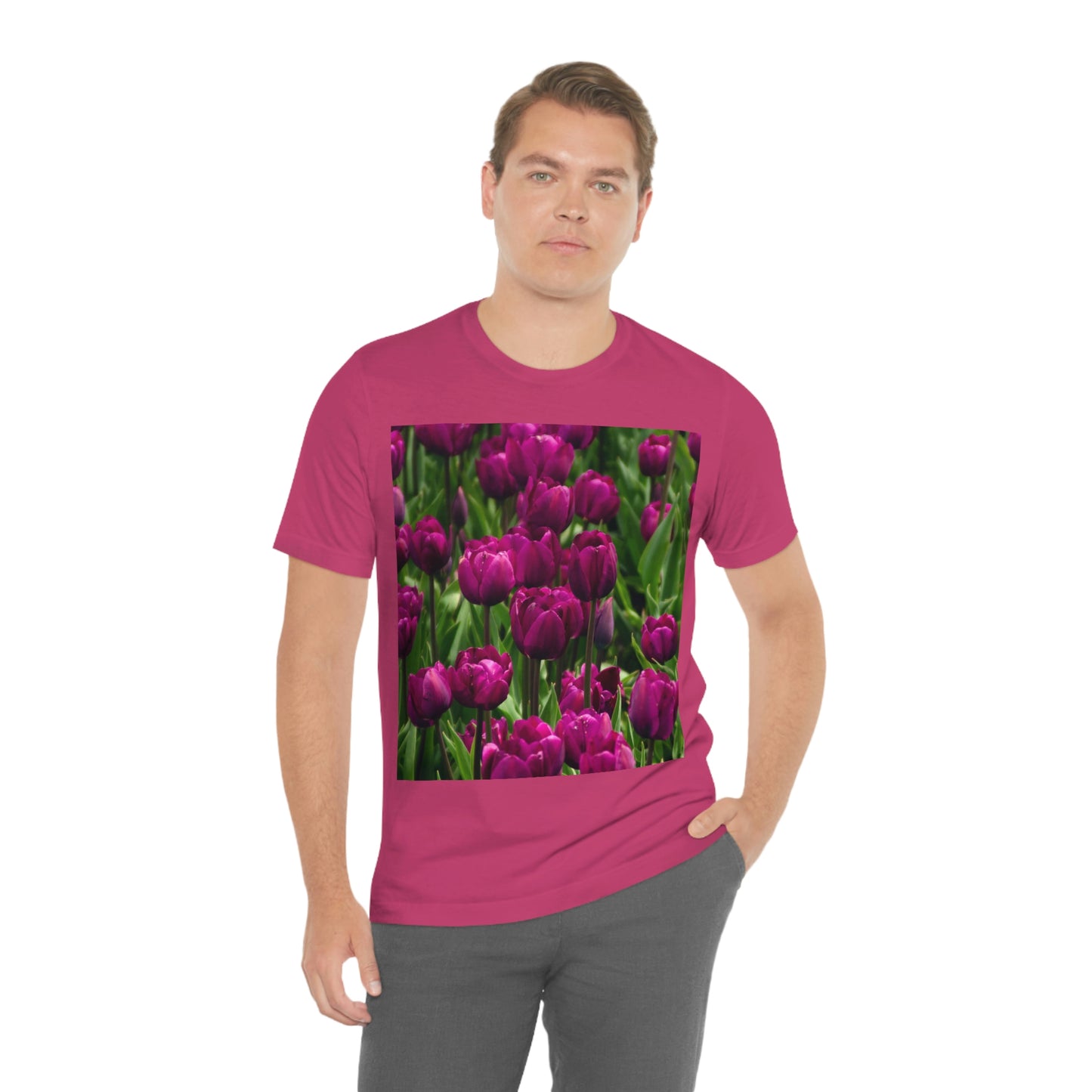 Flowers 20 Unisex Jersey Short Sleeve Tee