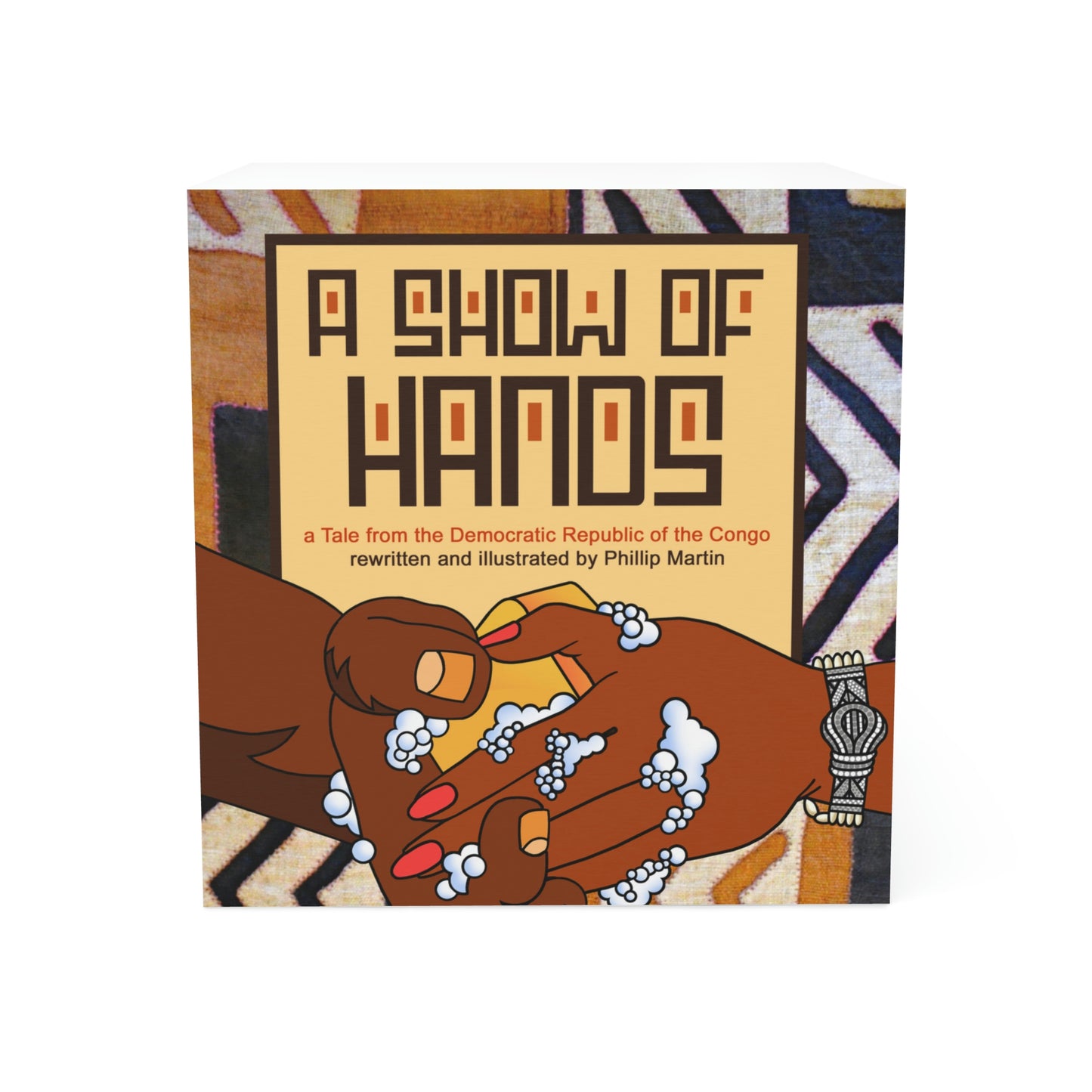 A Show of Hands Note Cube