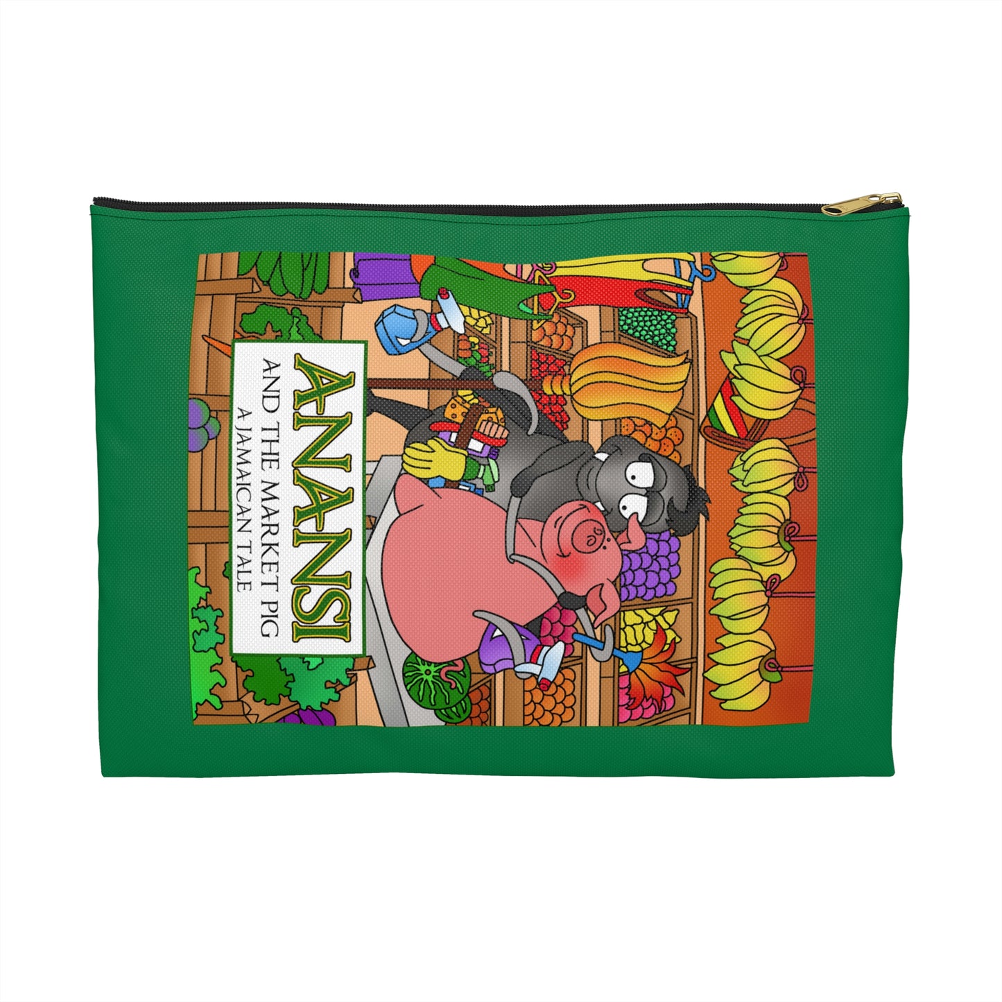Anansi and the Market Pig Accessory Pouch