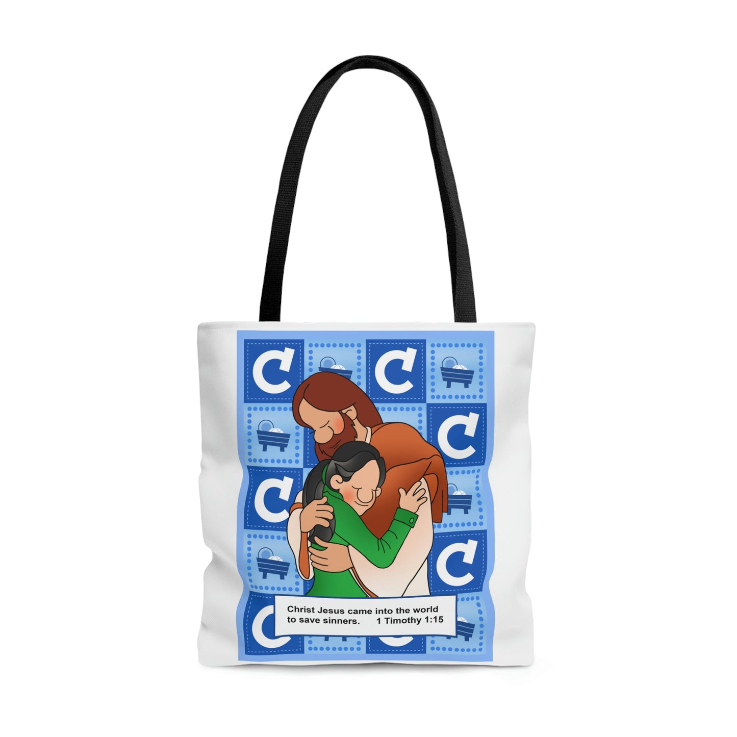 The Bible as Simple as ABC C AOP Tote Bag