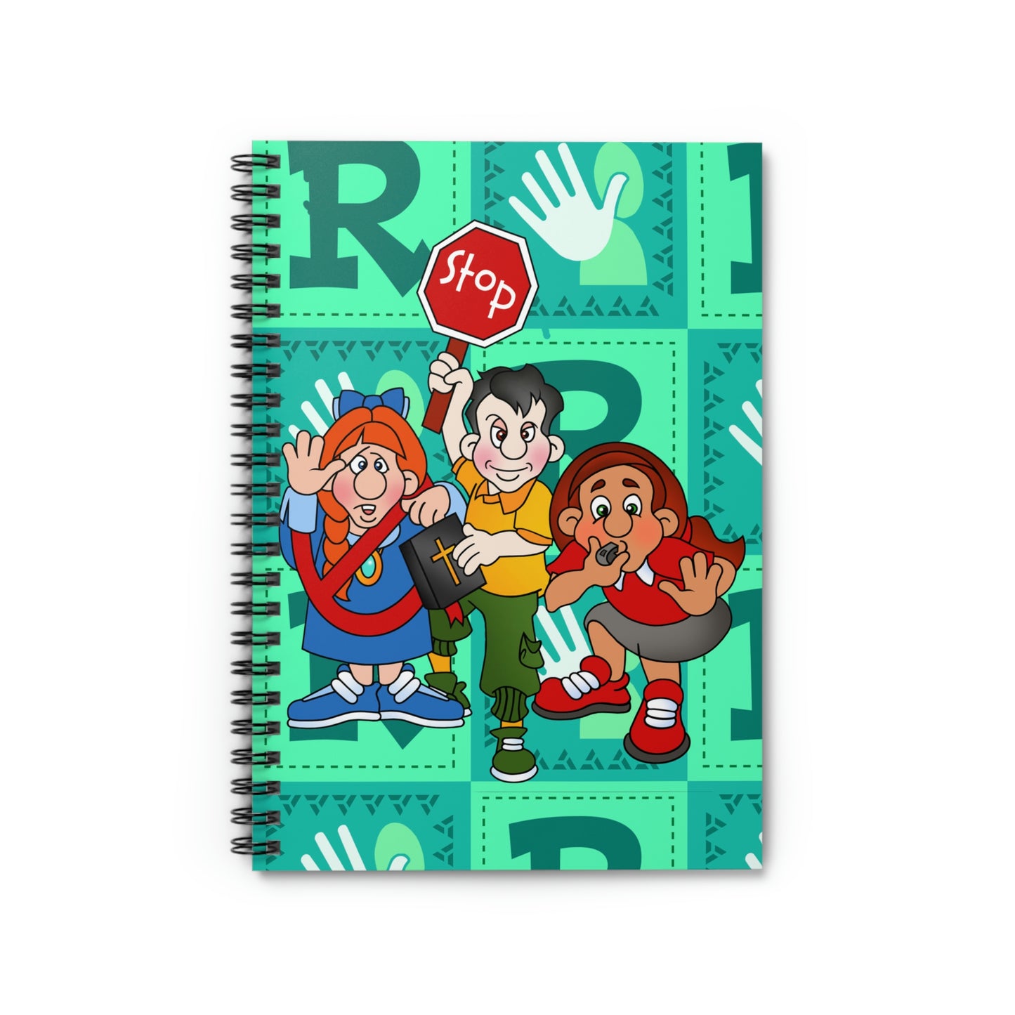The Bible as Simple as ABC R Spiral Notebook - Ruled Line