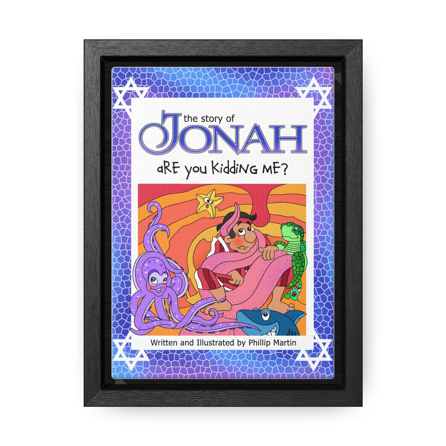 The Story of Jonah Gallery Canvas Wraps, Vertical Frame