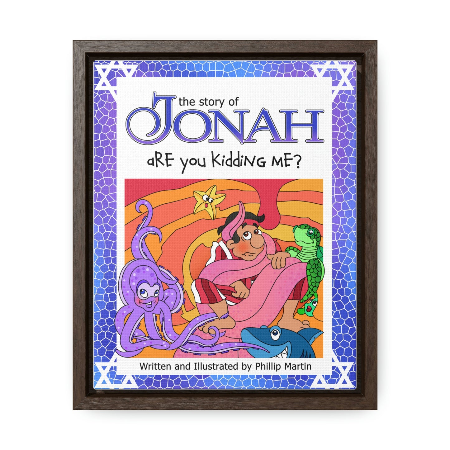 The Story of Jonah Gallery Canvas Wraps, Vertical Frame