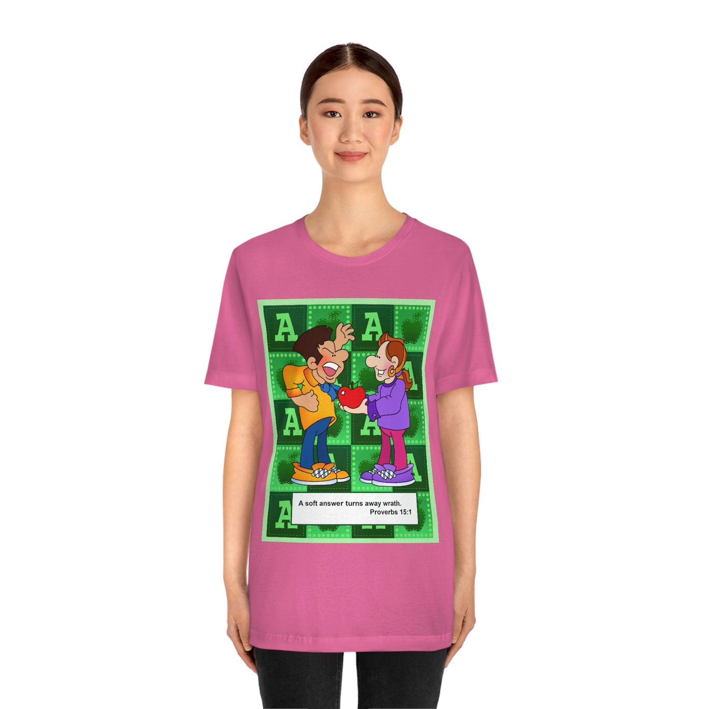 The Bible as Simple as ABC A Unisex Jersey Short Sleeve Tee