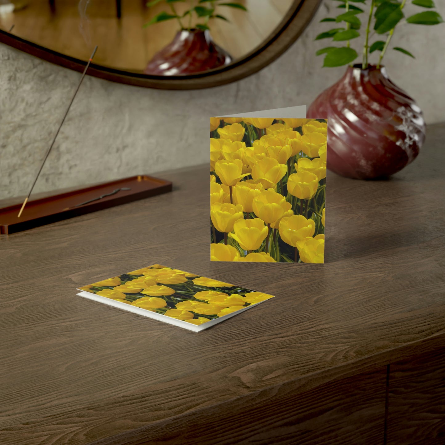 Flowers 23 Greeting Cards (1, 10, 30, and 50pcs)
