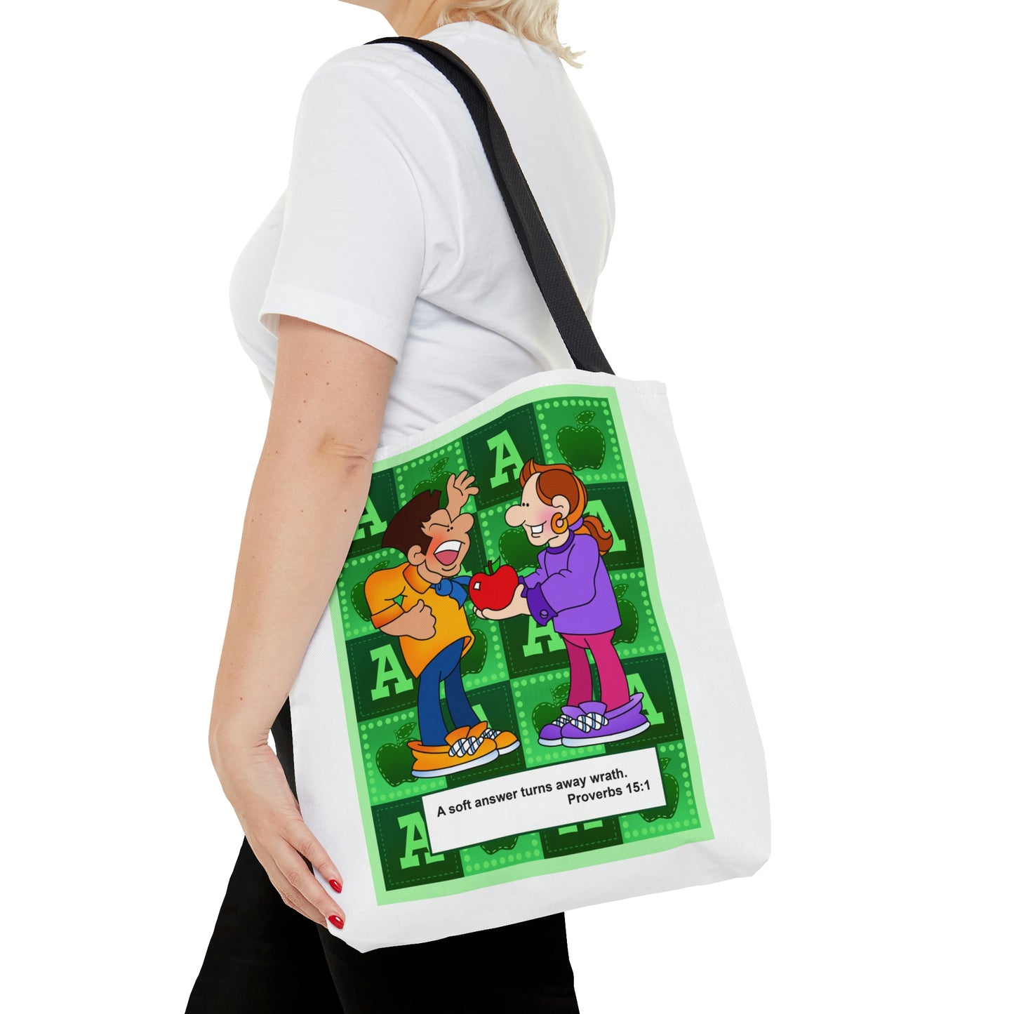 The Bible as Simple as ABC A AOP Tote Bag