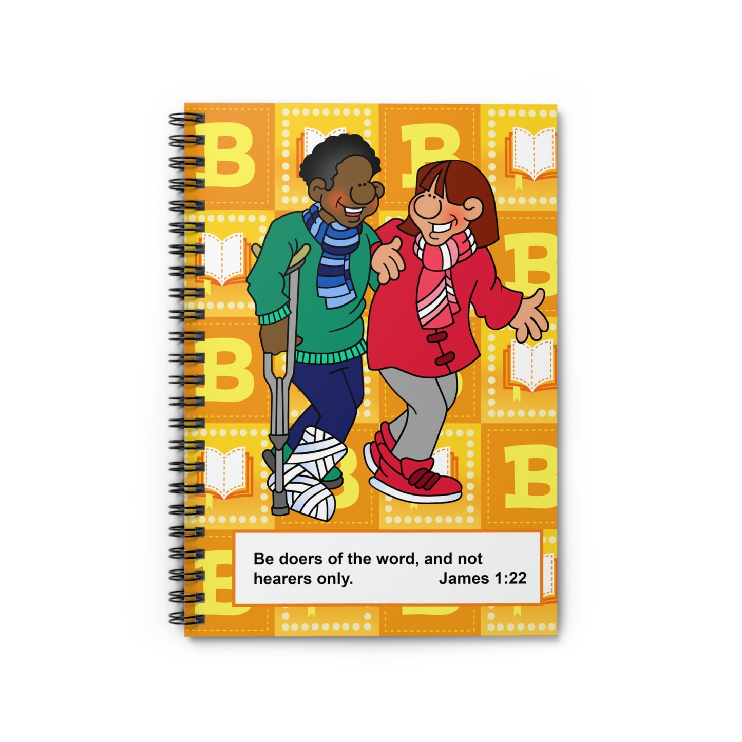 The Bible as Simple as ABC B Spiral Notebook - Ruled Line