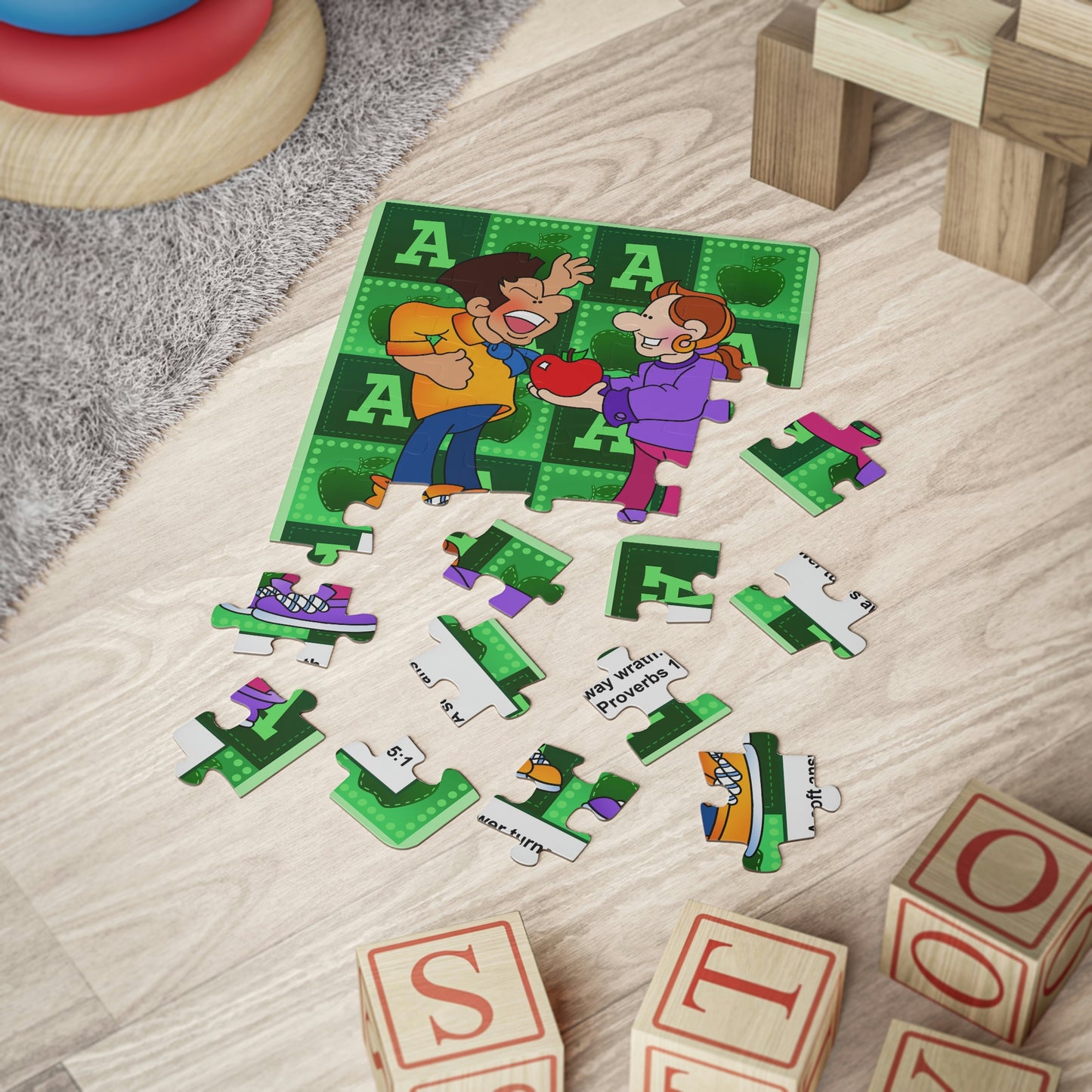 The Bible as Simple as ABC A Kids' Puzzle, 30-Piece