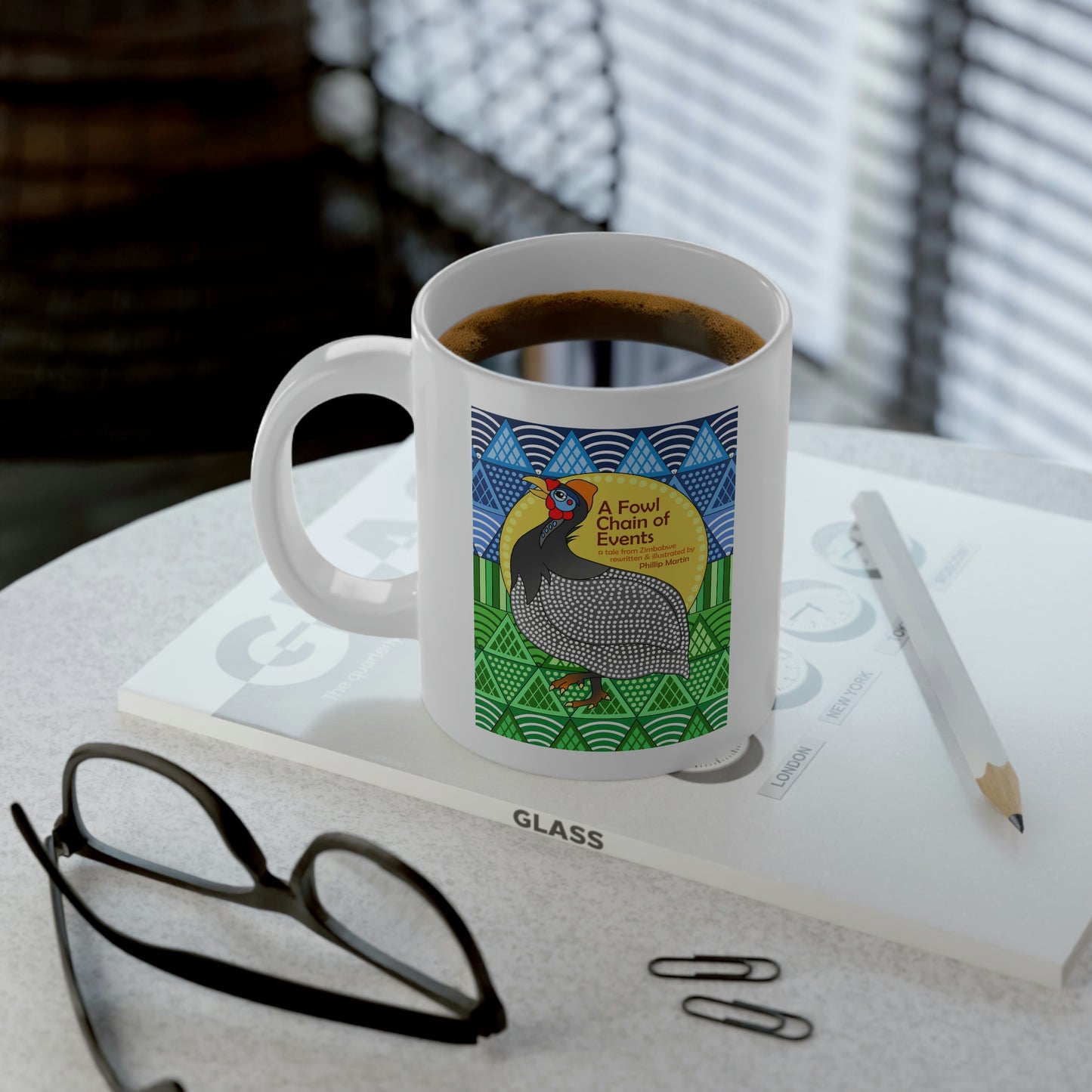 A Fowl Chain of Events Jumbo Mug, 20oz
