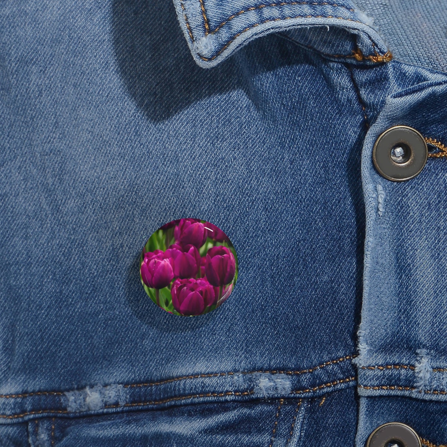 Flowers 20 Round Pins