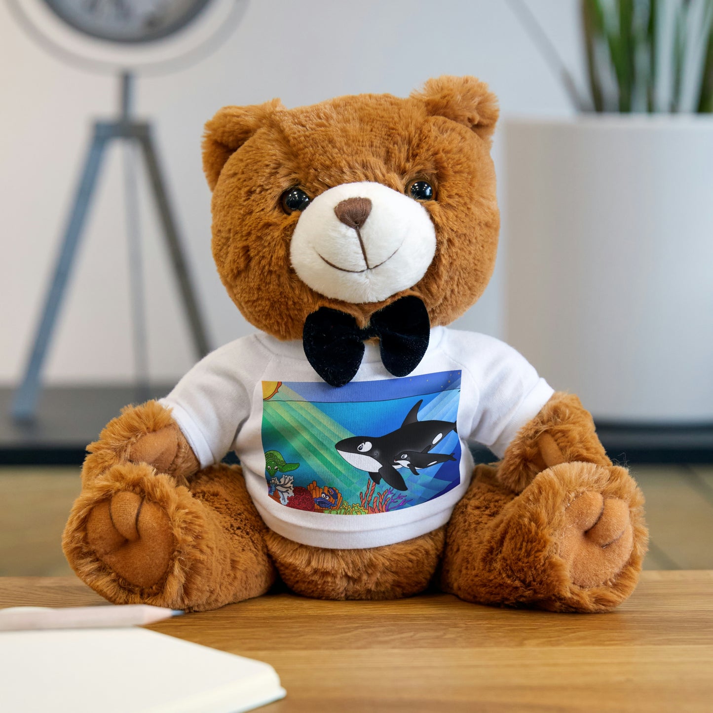 Orcas Teddy Bear with T-Shirt