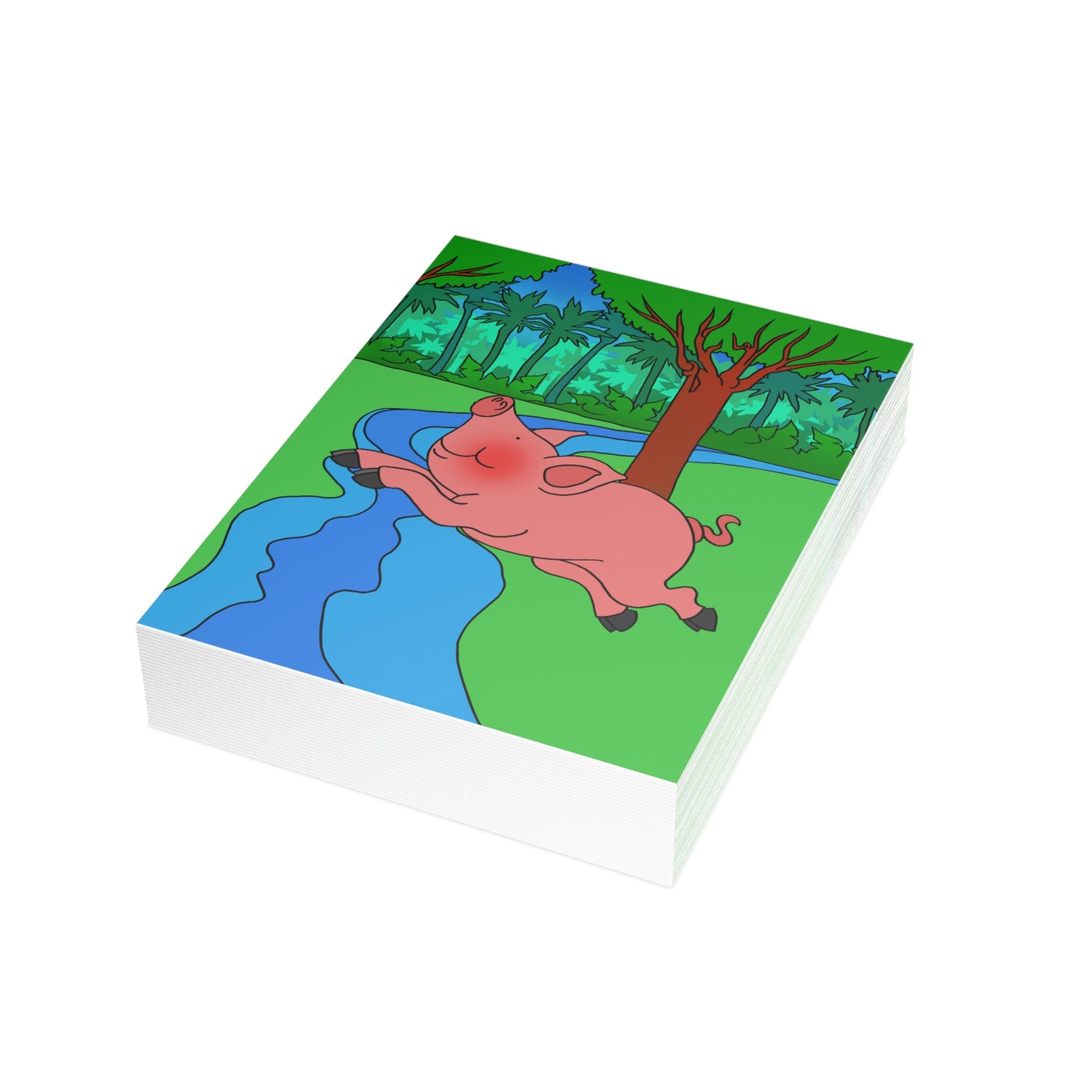 Anansi and the Market Pig! Greeting Card Bundles (envelopes not included)