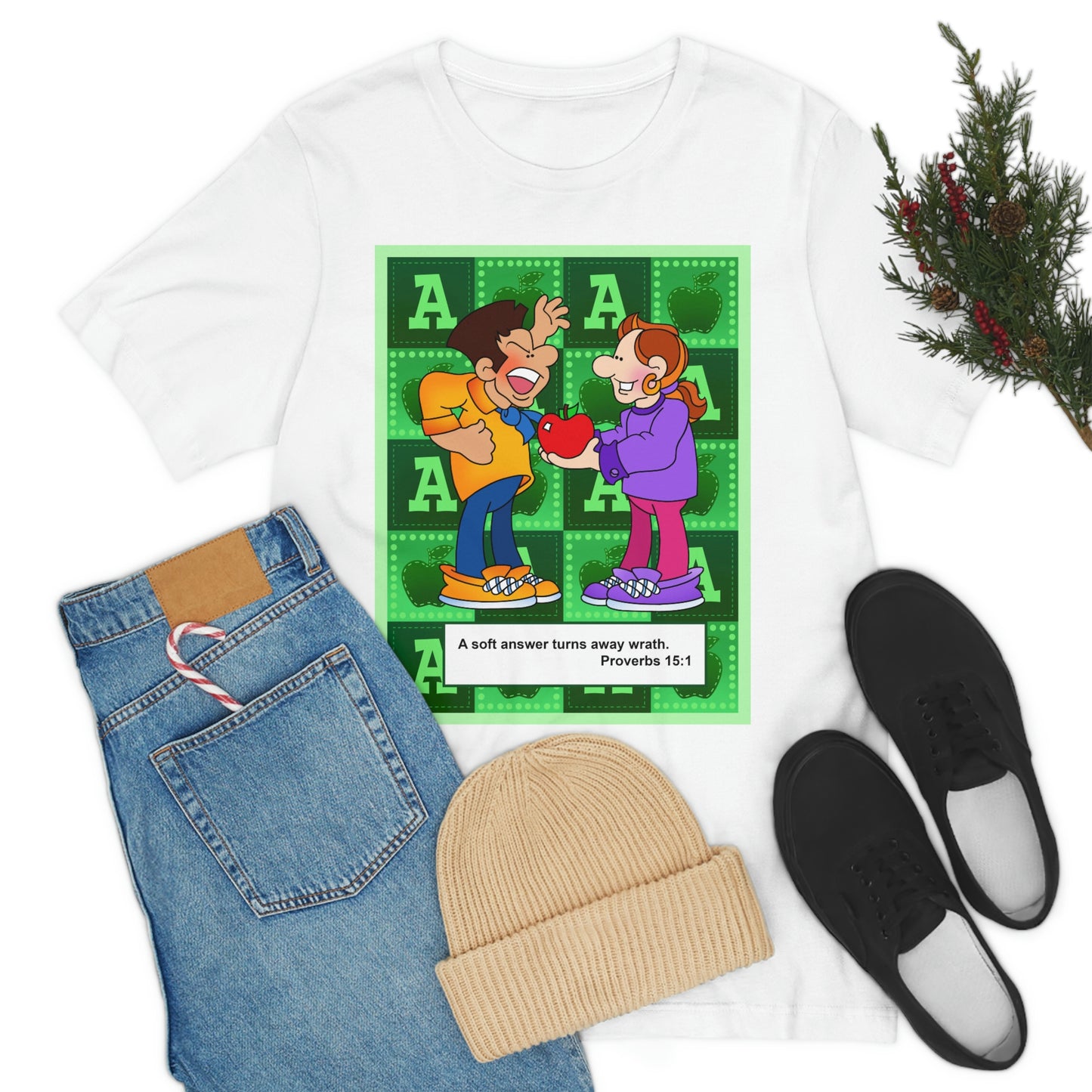 The Bible as Simple as ABC A Unisex Jersey Short Sleeve Tee
