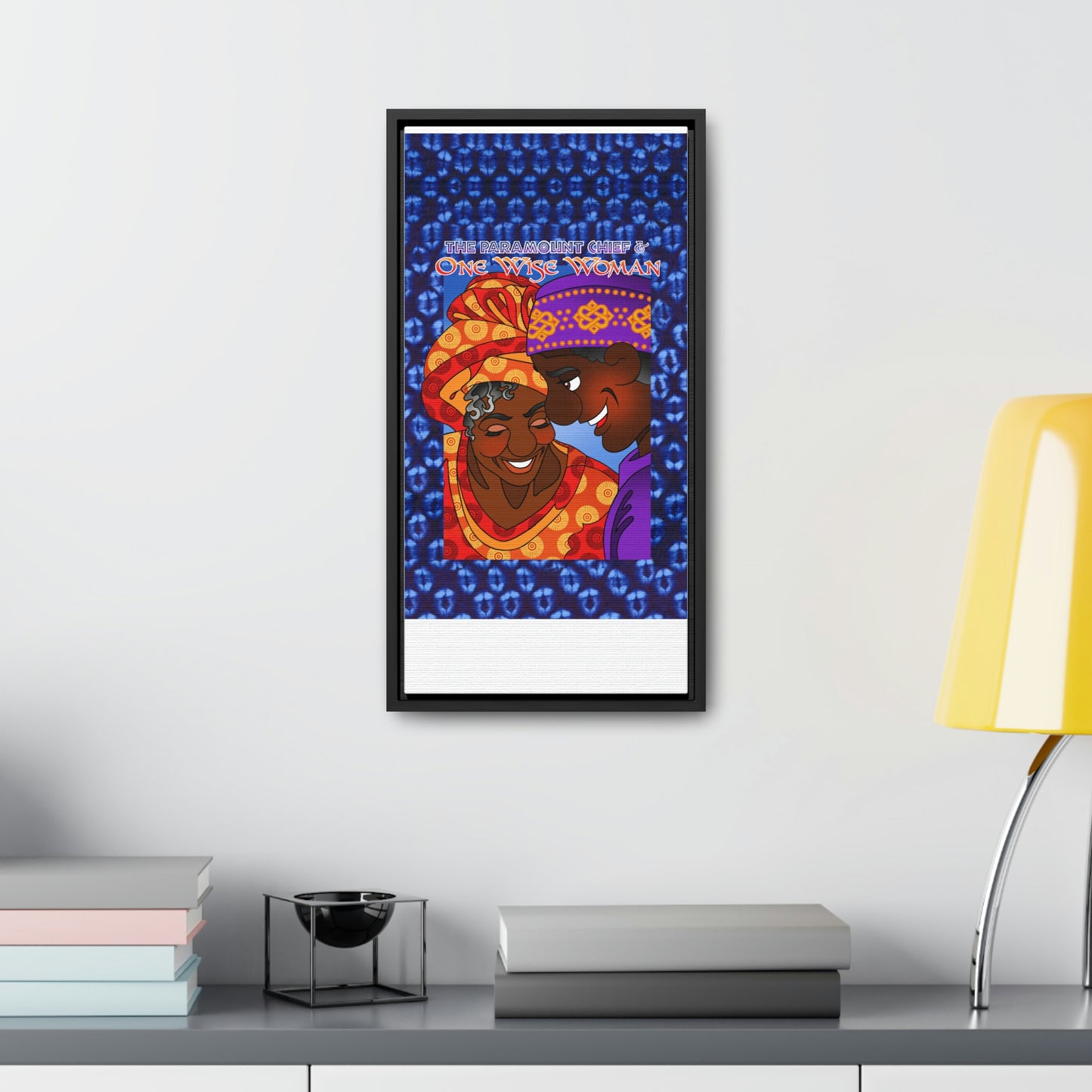 The Paramount Chief and One Wise Woman Gallery Canvas Wraps, Vertical Frame