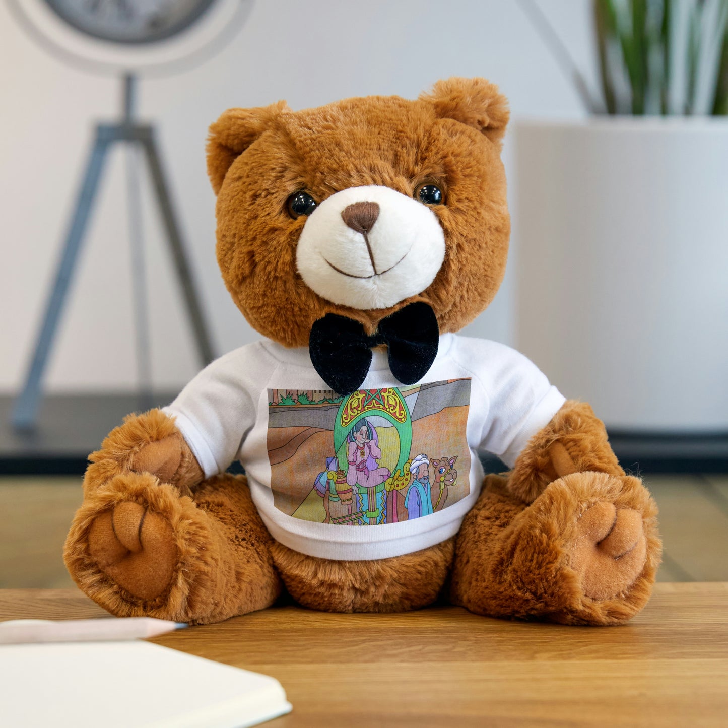 The Stone at the Door!! Teddy Bear with T-Shirt