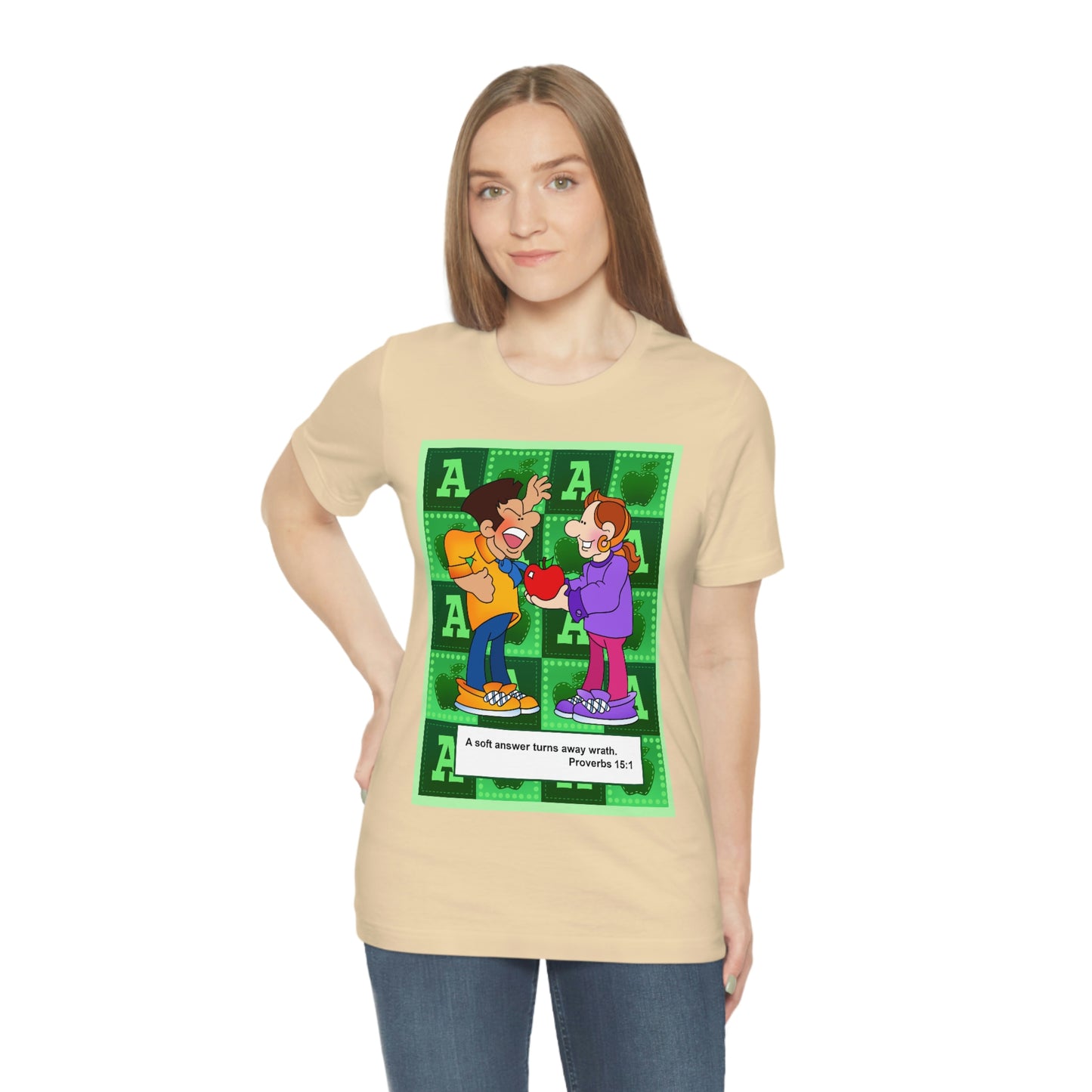 The Bible as Simple as ABC A Unisex Jersey Short Sleeve Tee