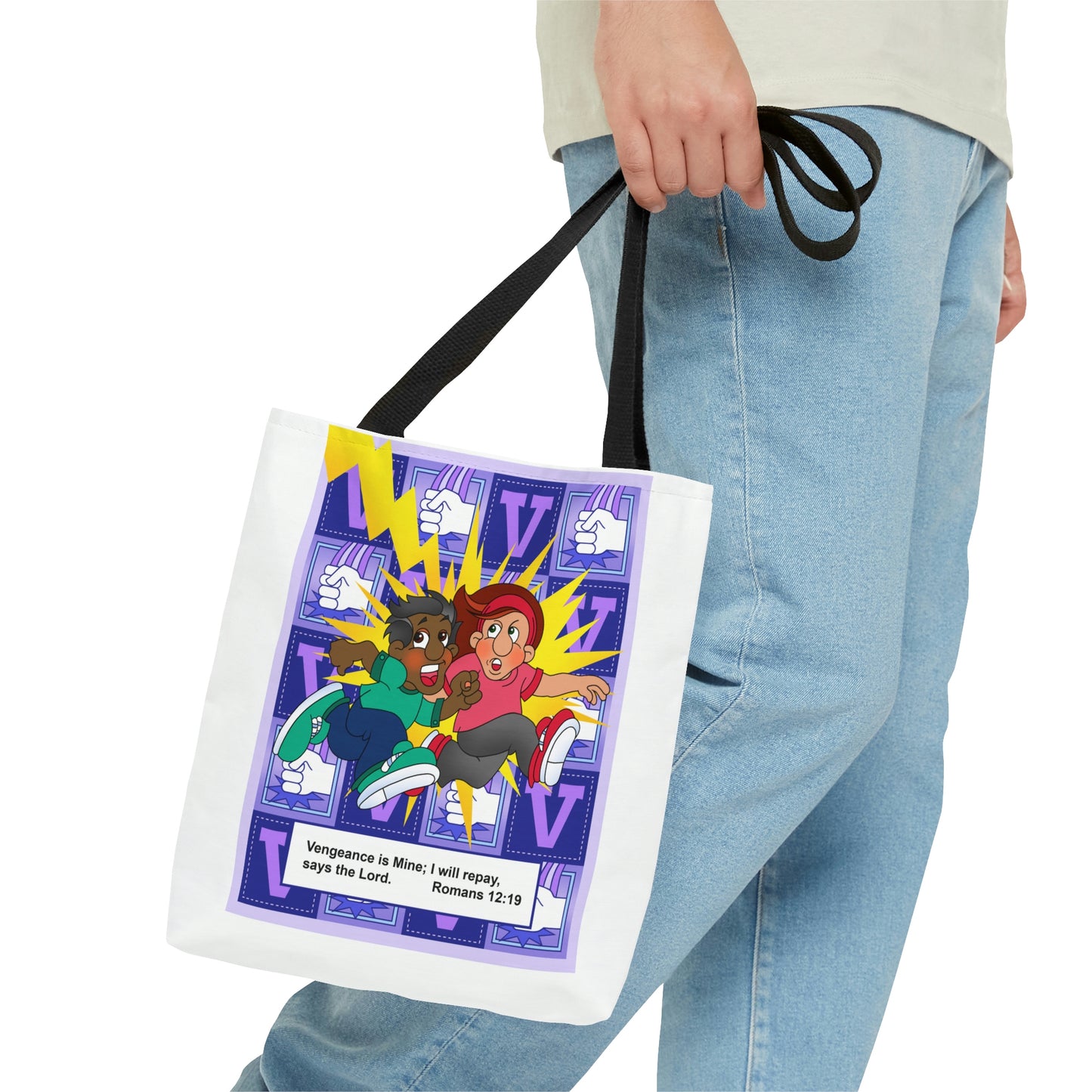 The Bible as Simple as ABC V AOP Tote Bag
