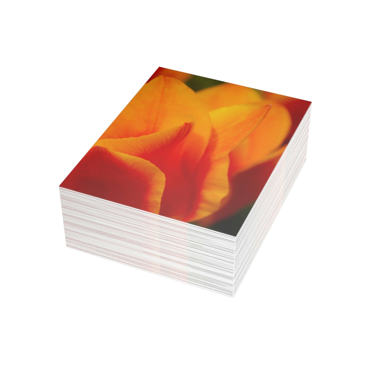 Flowers 15 Greeting Cards (1, 10, 30, and 50pcs)