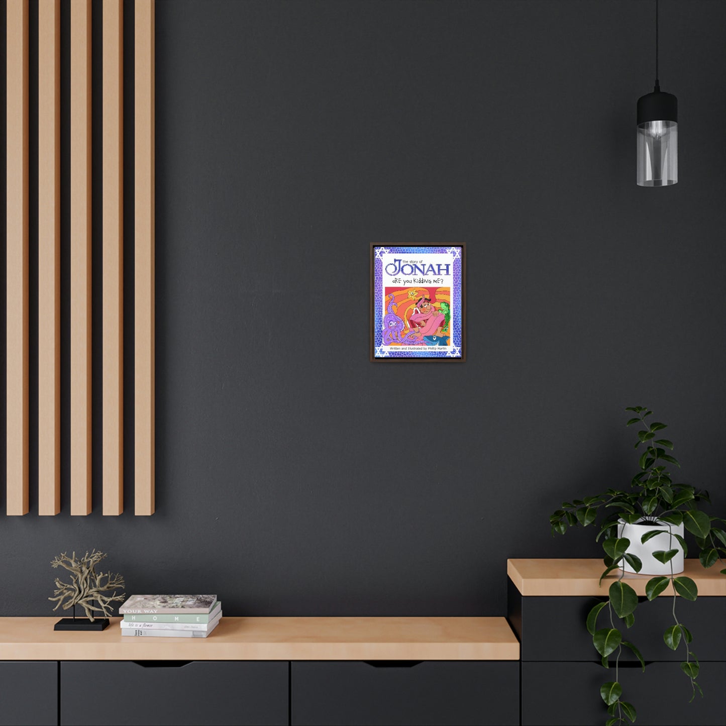 The Story of Jonah Gallery Canvas Wraps, Vertical Frame