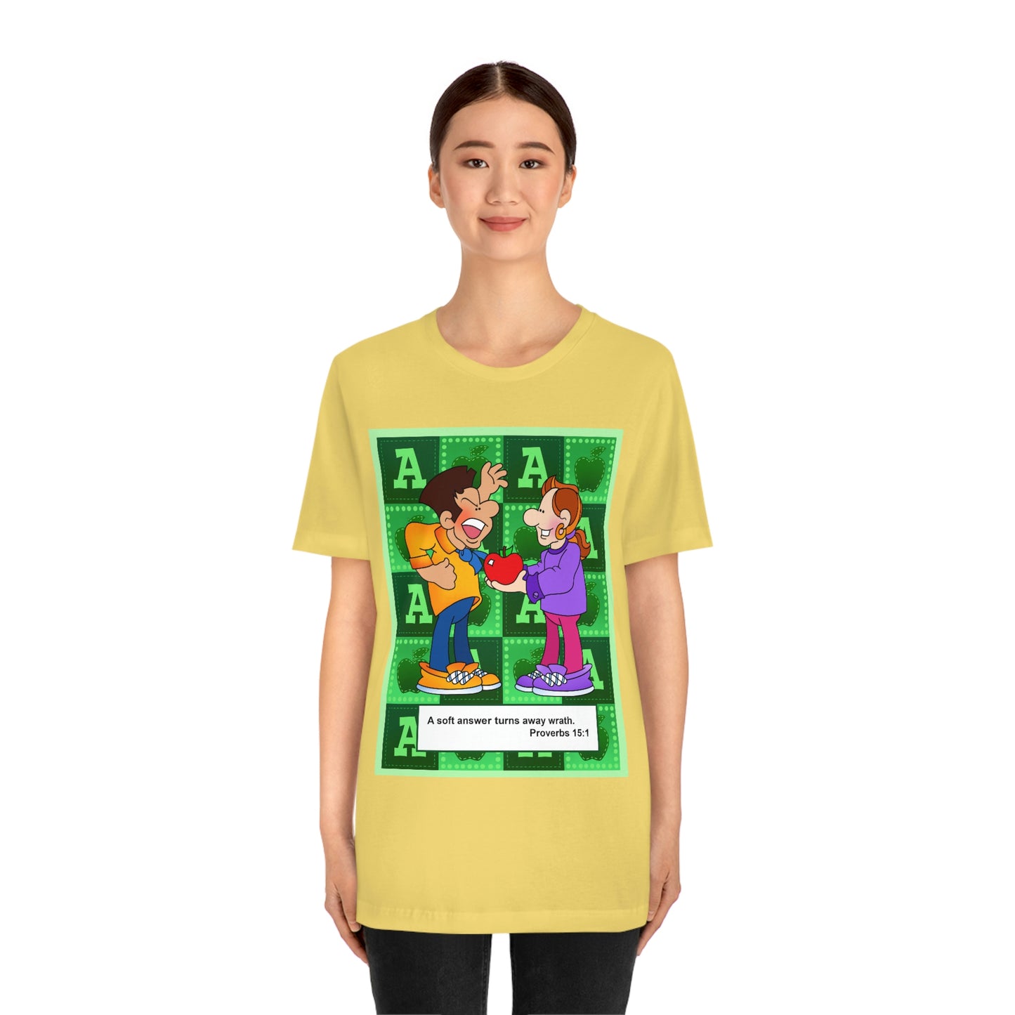 The Bible as Simple as ABC A Unisex Jersey Short Sleeve Tee