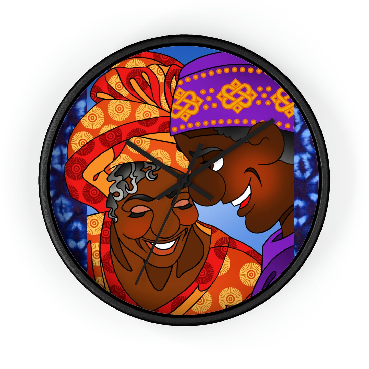 The Paramount Chief and One Wise Woman Wall clock