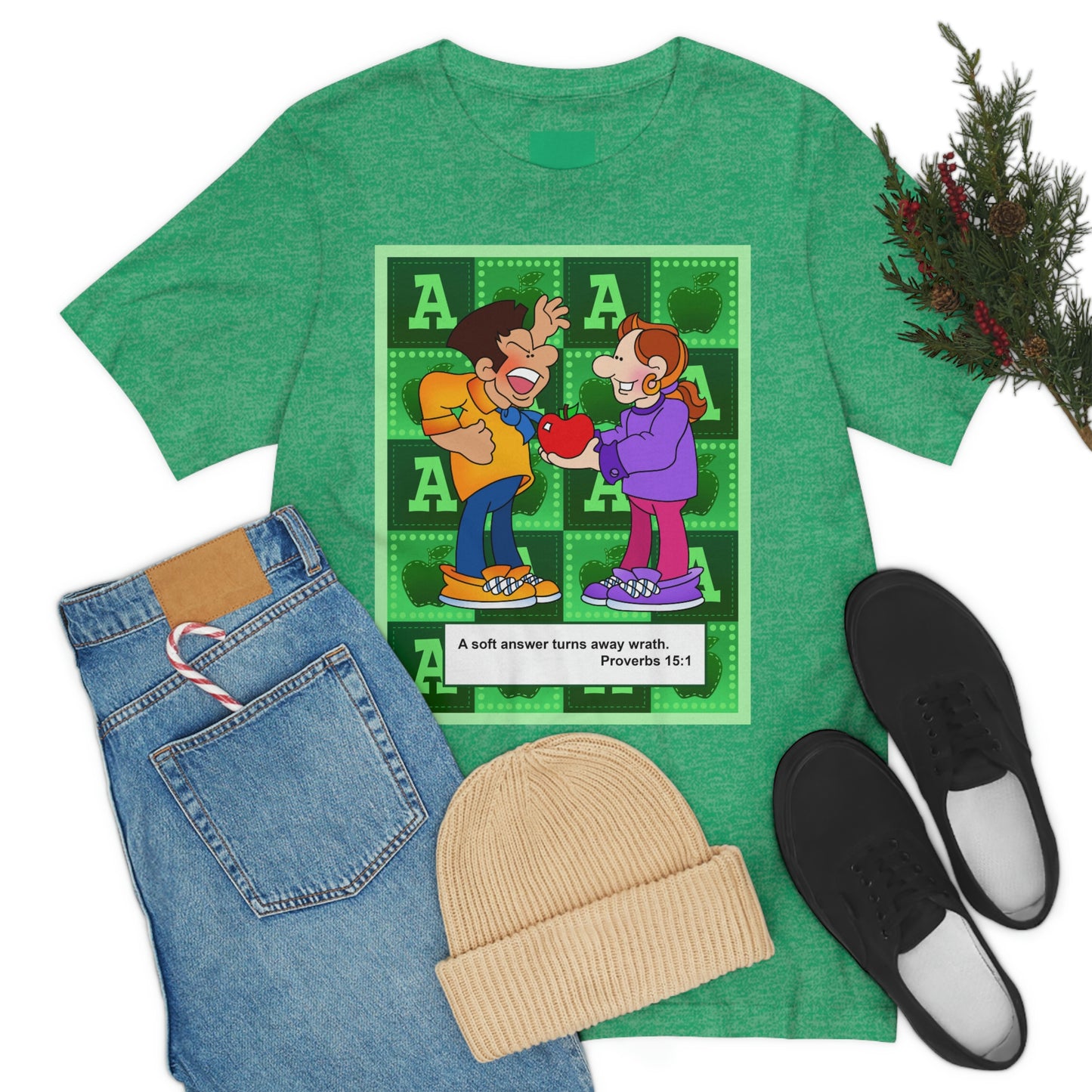 The Bible as Simple as ABC A Unisex Jersey Short Sleeve Tee