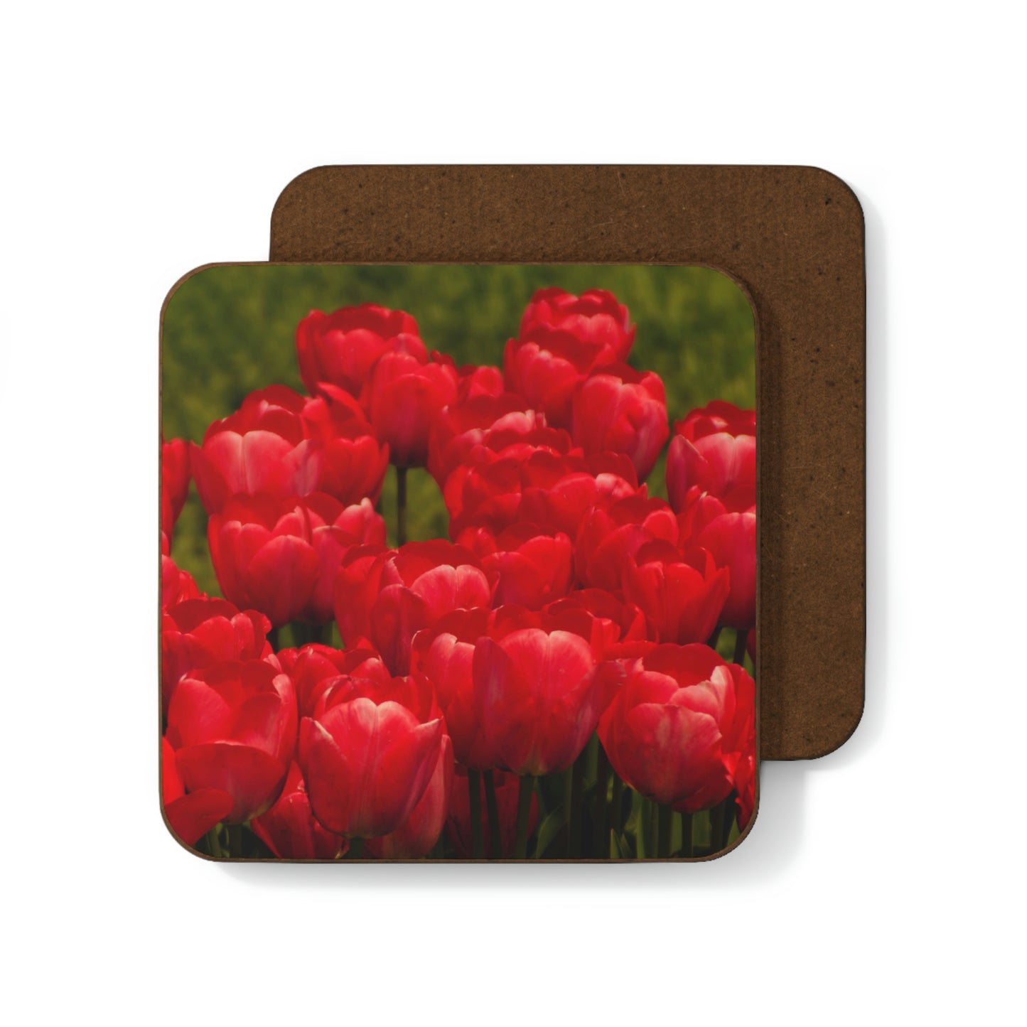 Flowers 22 Hardboard Back Coaster